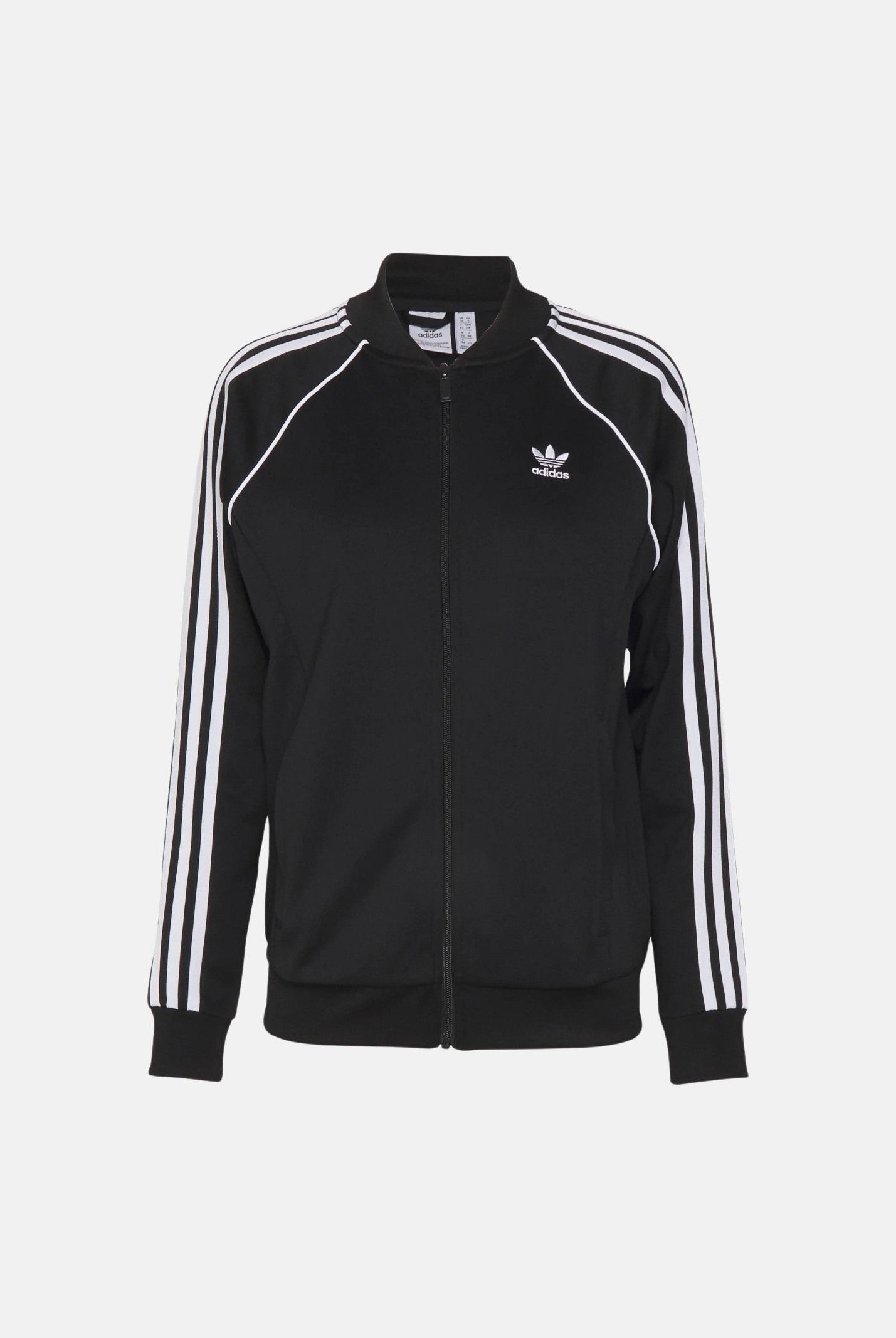 ADIDAS ORIGINALS Felpa con zip Adicolor Classics SST nera da donna IK4034 . ADIDAS ORIGINALS