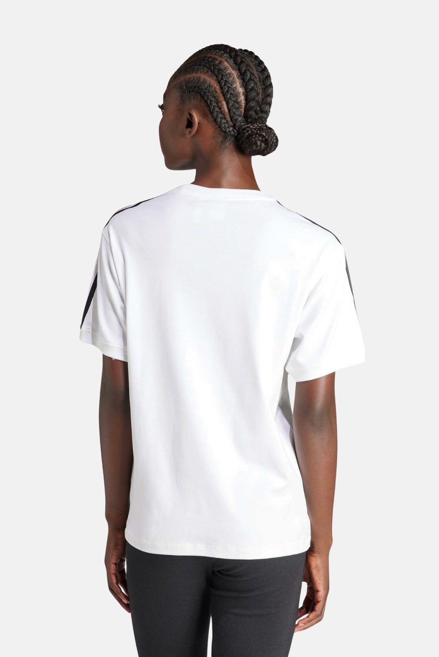 ADIDAS ORIGINALS T-shirt a manica corta 3-Stripes bianca per uomo e donna IR8051 . ADIDAS ORIGINALS