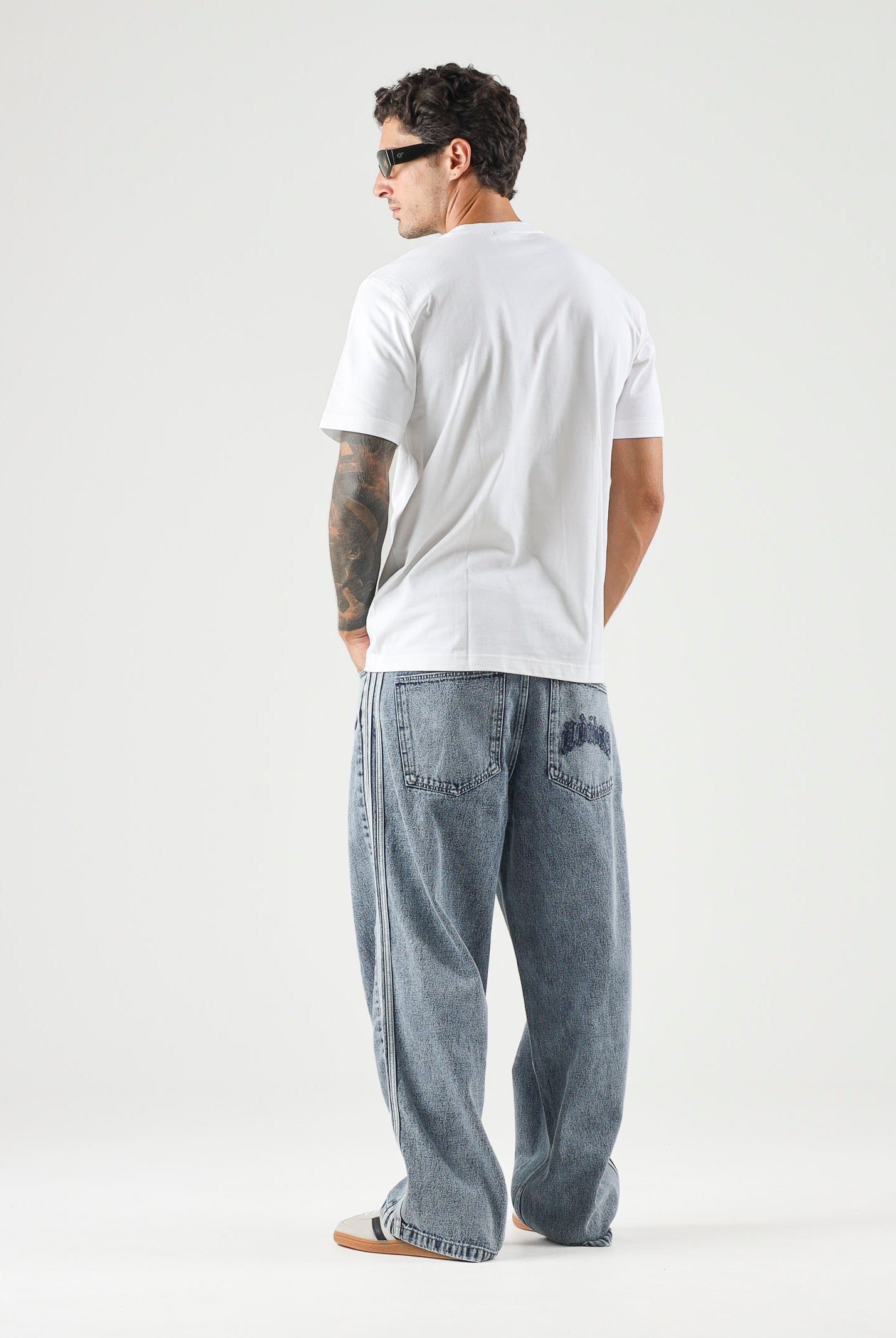 ADIDAS ORIGINALS T-shirt a manica corta Adicolor Trefoil bianca da uomo IV5353 . ADIDAS ORIGINALS