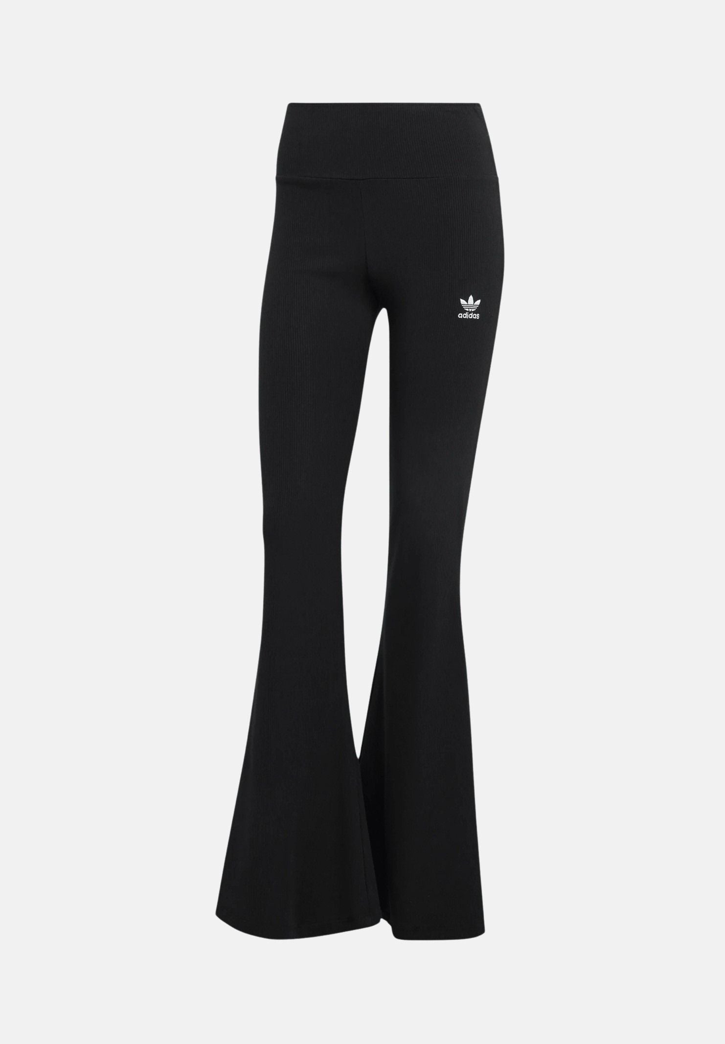 ADIDAS ORIGINALS Leggings sportivo Essentials Rib Flared nero da donna IW5727 . ADIDAS ORIGINALS