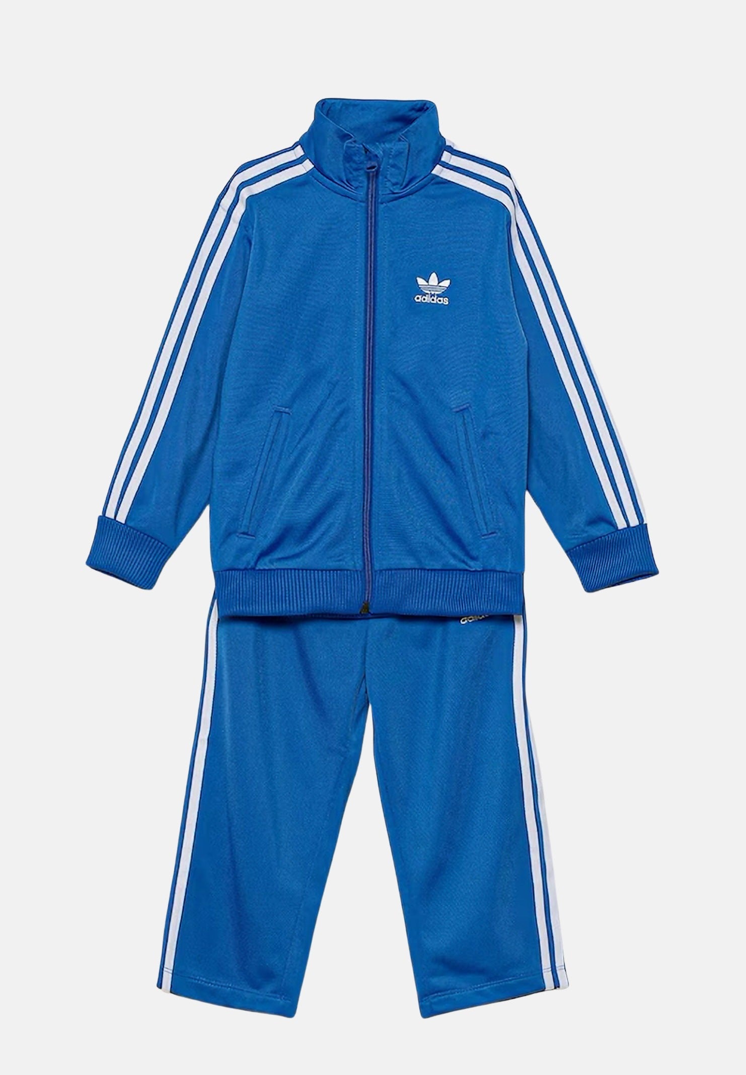 ADIDAS ORIGINALS Tuta Adicolor Firebird blu da neonato IX5207 . ADIDAS ORIGINALS