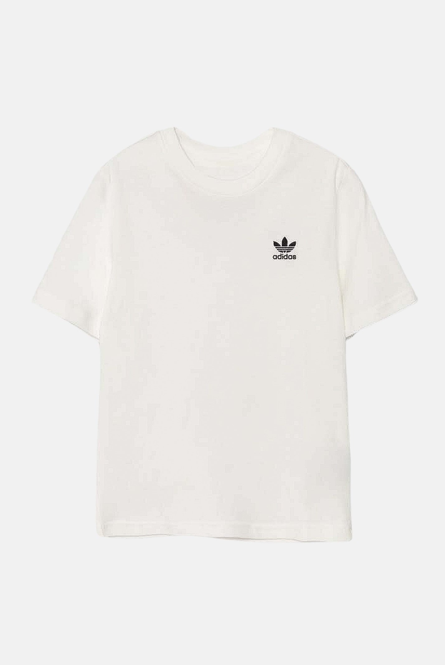 ADIDAS ORIGINALS T-shirt a manica corta bianca per bambino e bambina con ricamo logo IX5266 . ADIDAS ORIGINALS