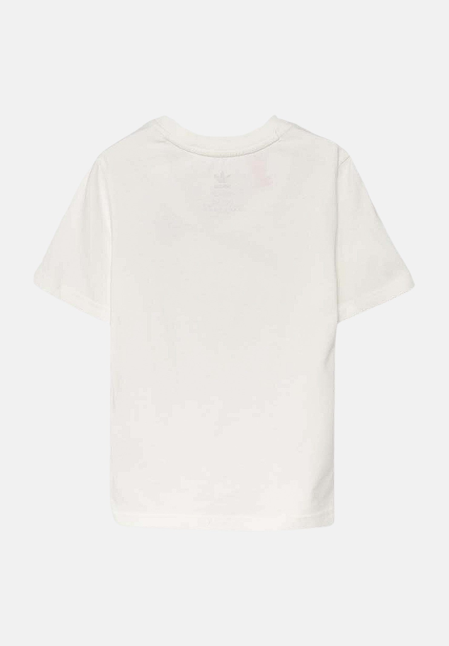 ADIDAS ORIGINALS T-shirt a manica corta bianca per bambino e bambina con ricamo logo IX5266 . ADIDAS ORIGINALS