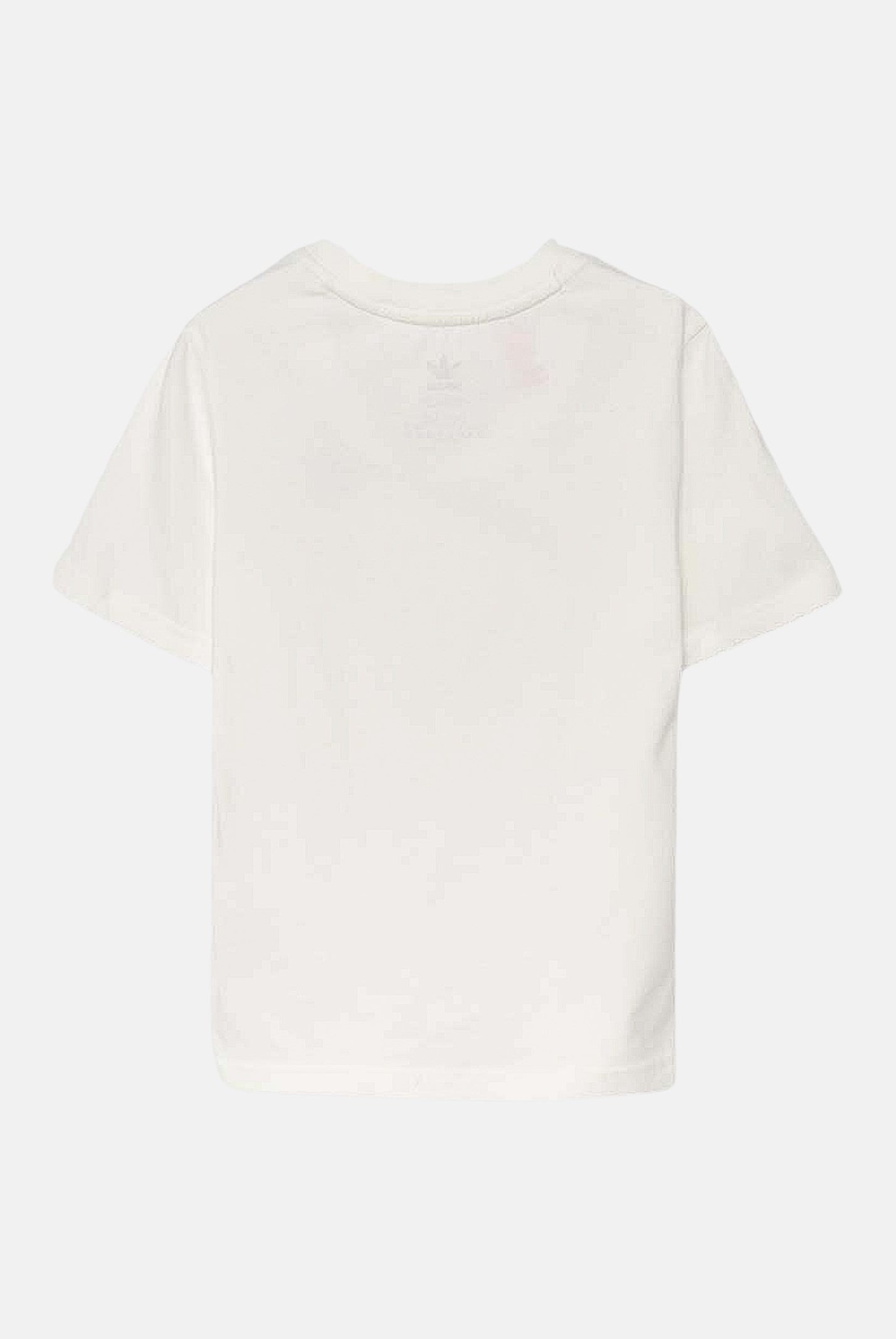 ADIDAS ORIGINALS T-shirt a manica corta bianca per bambino e bambina con ricamo logo IX5266 . ADIDAS ORIGINALS