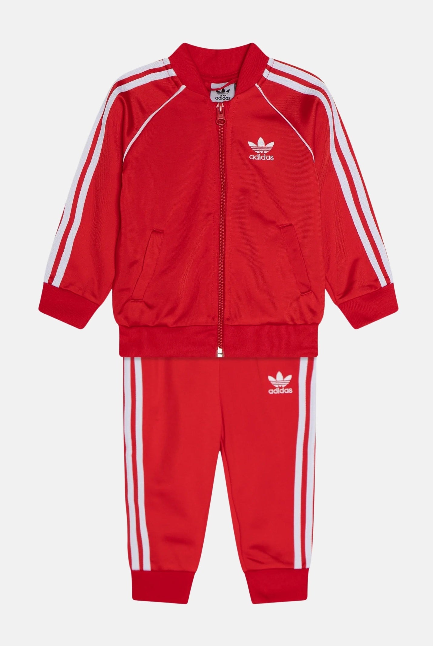 ADIDAS ORIGINALS Tuta Adicolor SST rossa da neonato IX7623 . ADIDAS ORIGINALS
