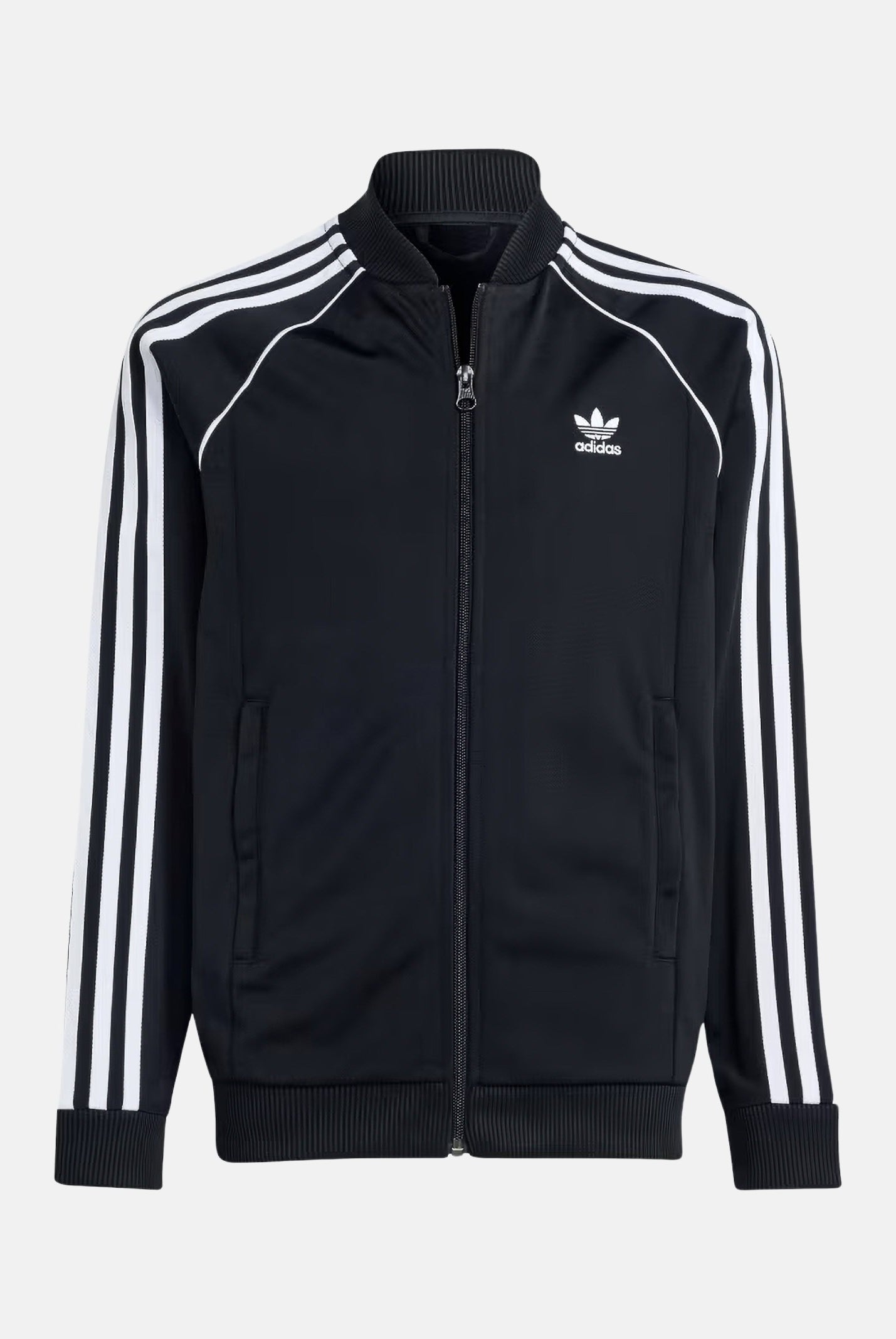 ADIDAS ORIGINALS Felpa con zip adicolor SST nera per bambino e bambina IX7628 . ADIDAS ORIGINALS