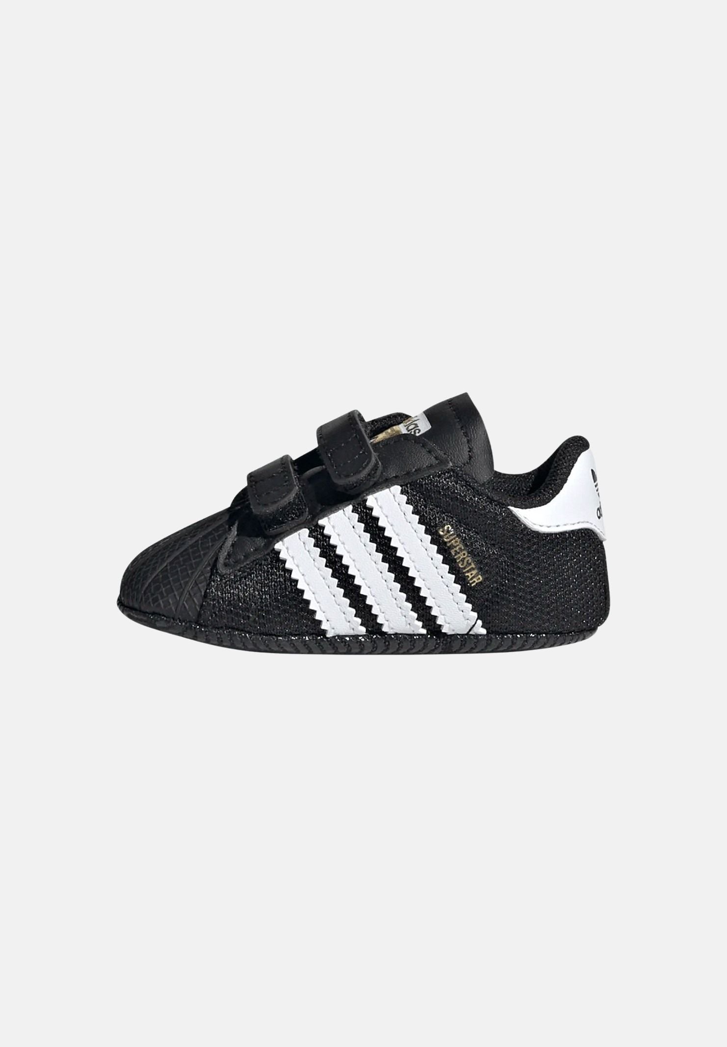 ADIDAS ORIGINALS Scarpe da culla SUPERSTAR CORE, nero da neonato<BR/> JH9971 . ADIDAS ORIGINALS