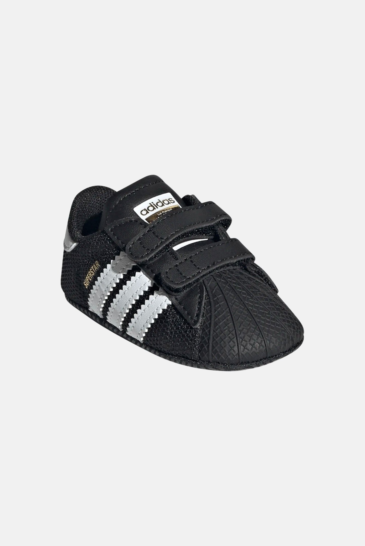 ADIDAS ORIGINALS Scarpe da culla SUPERSTAR CORE, nero da neonato<BR/> JH9971 . ADIDAS ORIGINALS