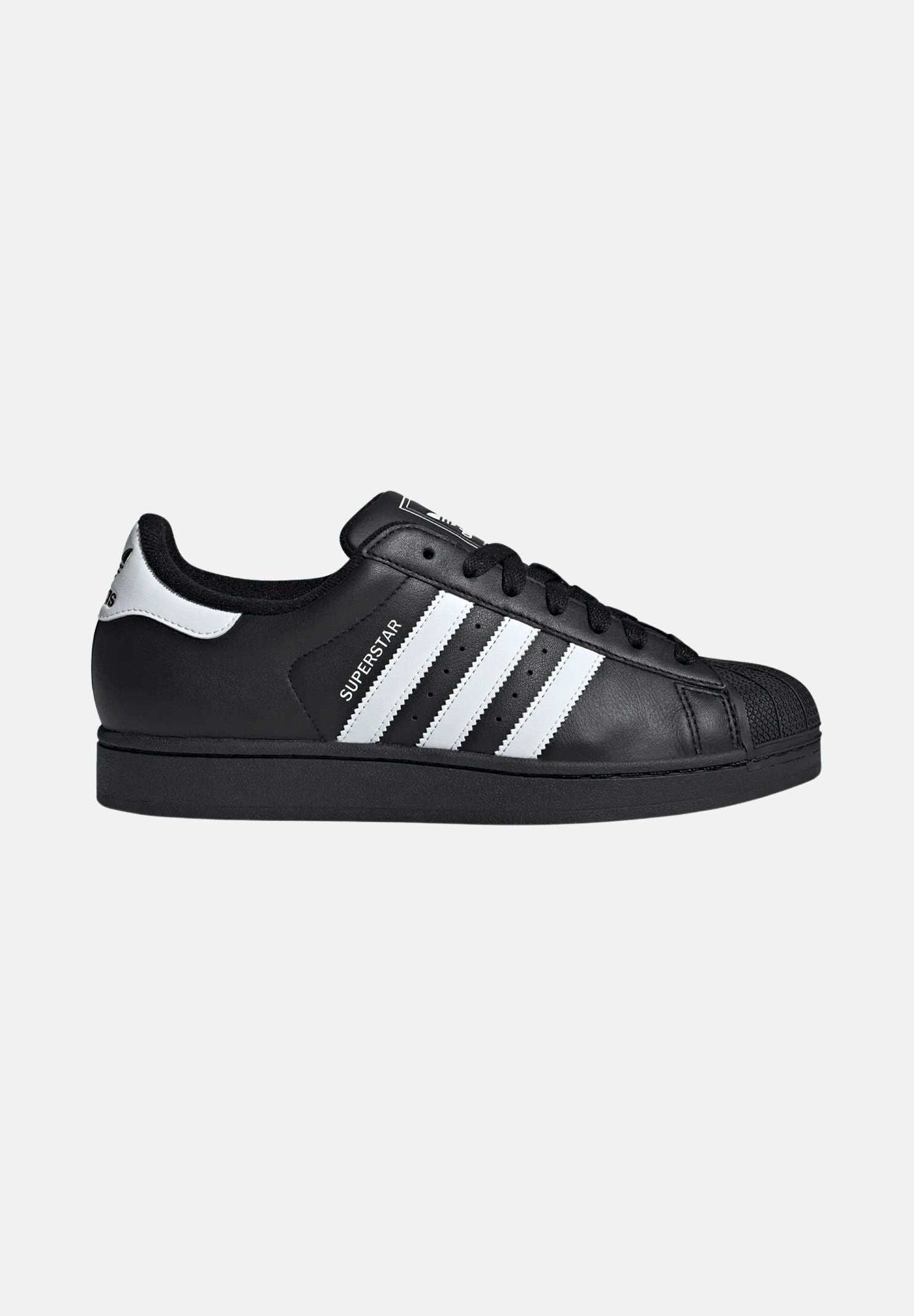 ADIDAS ORIGINALS Sneakers SUPERSTAR II nere per uomo e donna JI0079 . ADIDAS ORIGINALS