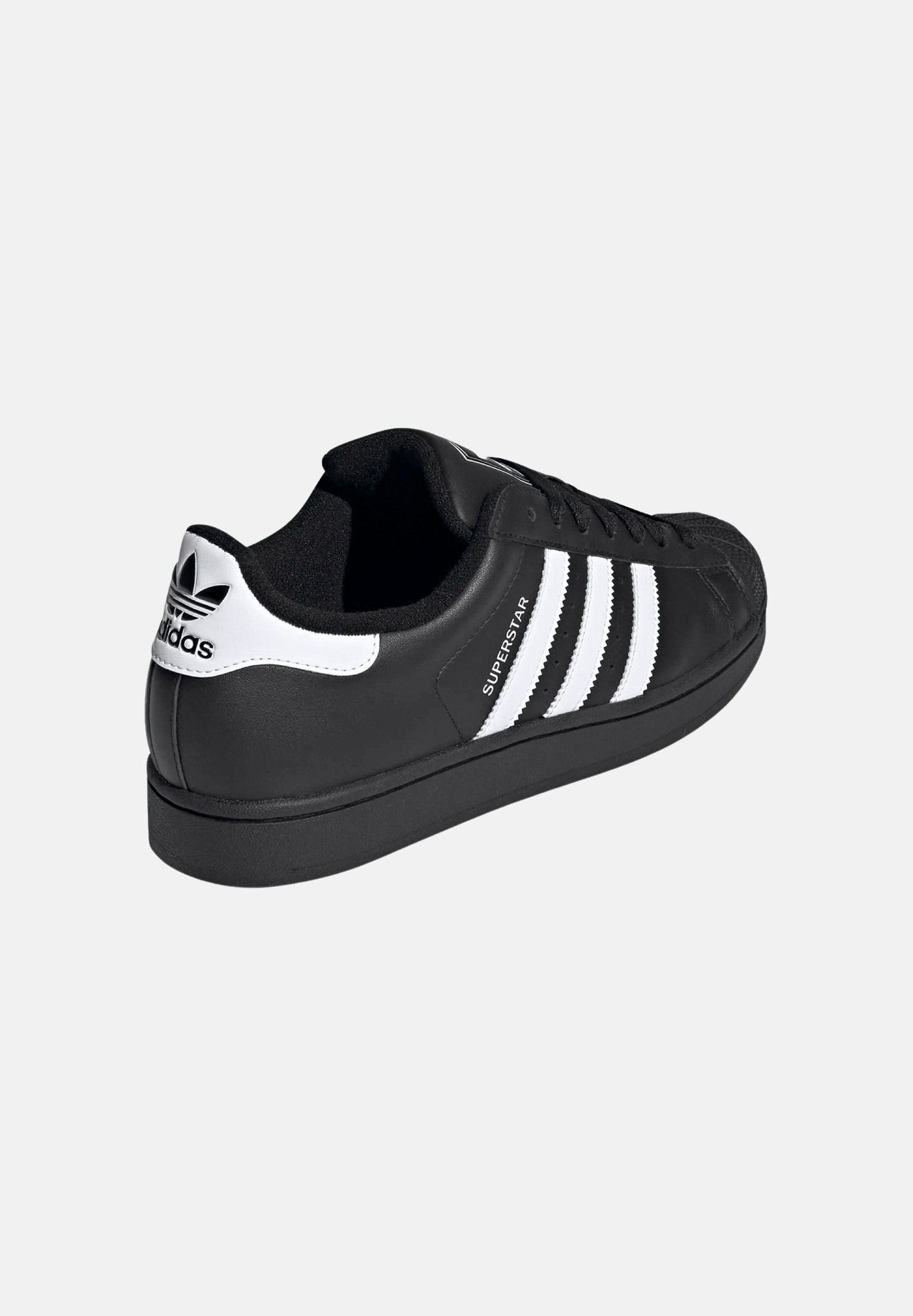 ADIDAS ORIGINALS Sneakers SUPERSTAR II nere per uomo e donna JI0079 . ADIDAS ORIGINALS