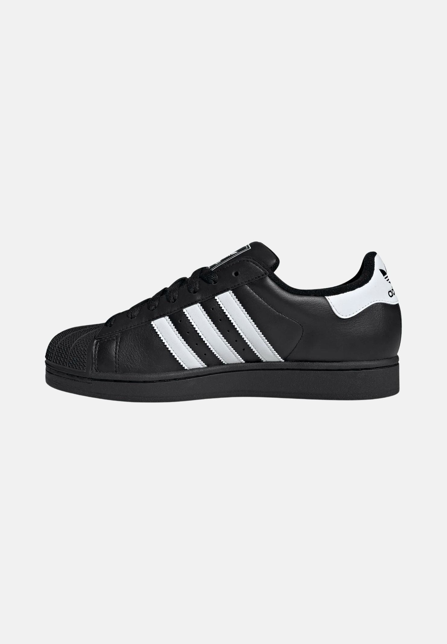 ADIDAS ORIGINALS Sneakers SUPERSTAR II nere per uomo e donna JI0079 . ADIDAS ORIGINALS