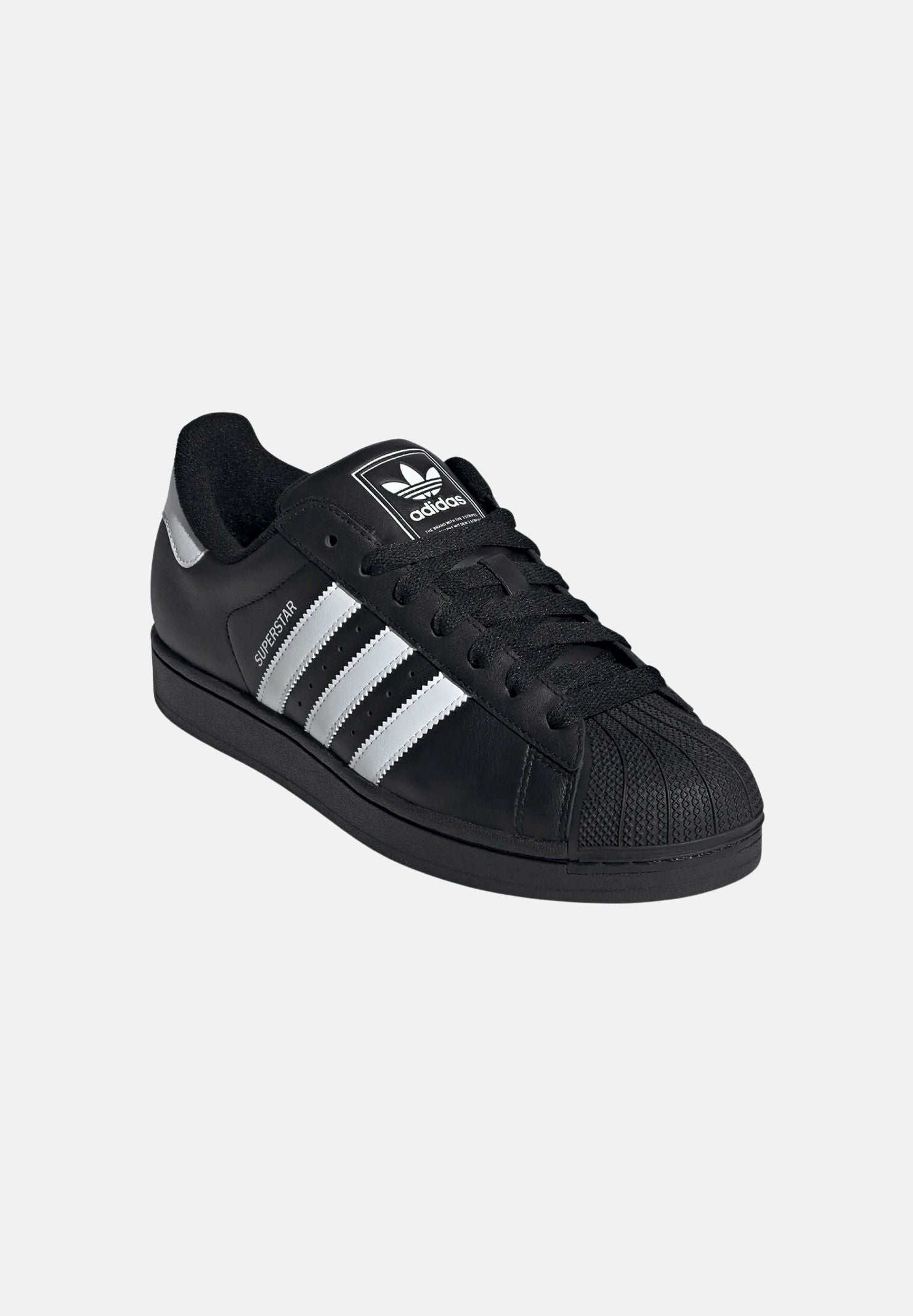 ADIDAS ORIGINALS Sneakers SUPERSTAR II nere per uomo e donna JI0079 . ADIDAS ORIGINALS