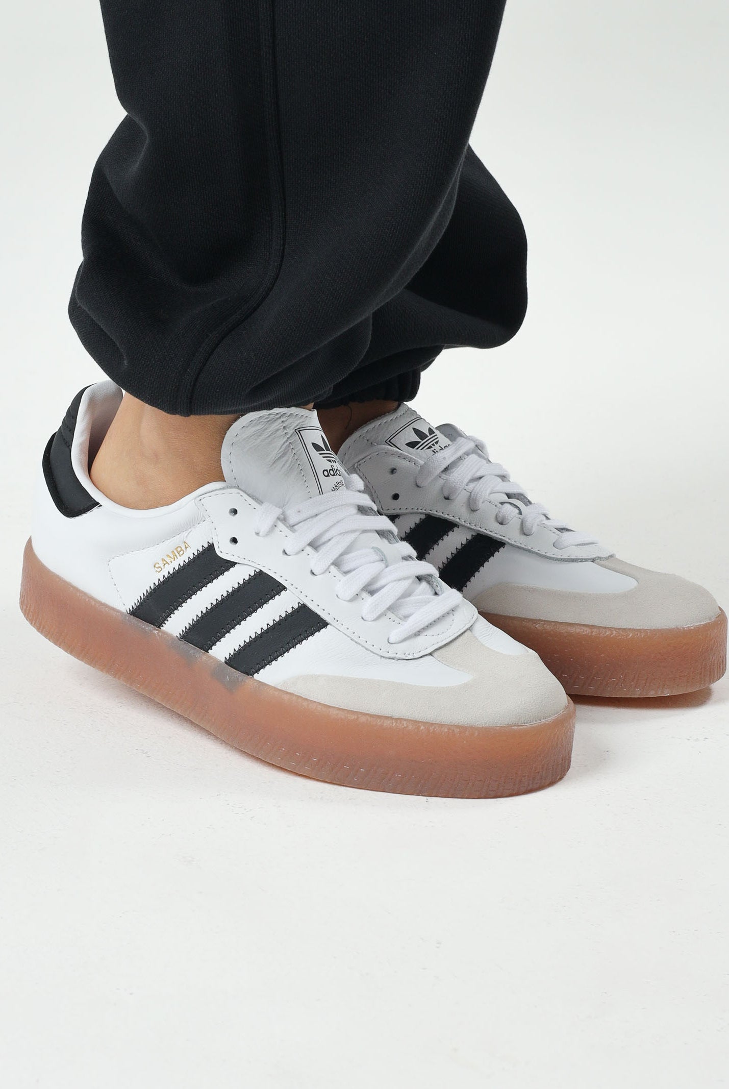 ADIDAS ORIGINALS Sneakers Sambae bianche da donna JI1349 . ADIDAS ORIGINALS