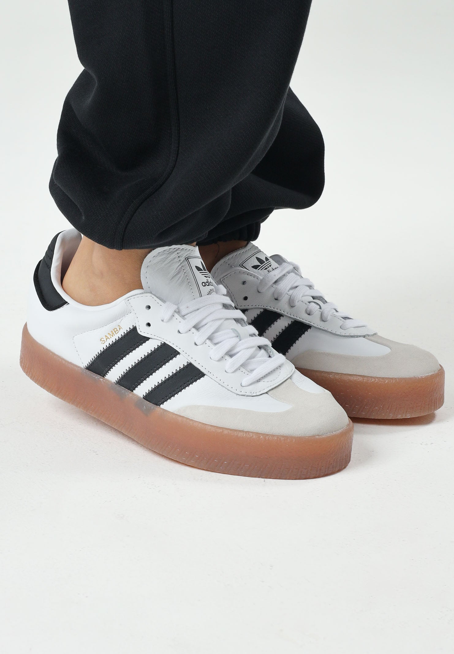 ADIDAS ORIGINALS Sneakers Sambae bianche da donna JI1349 . ADIDAS ORIGINALS