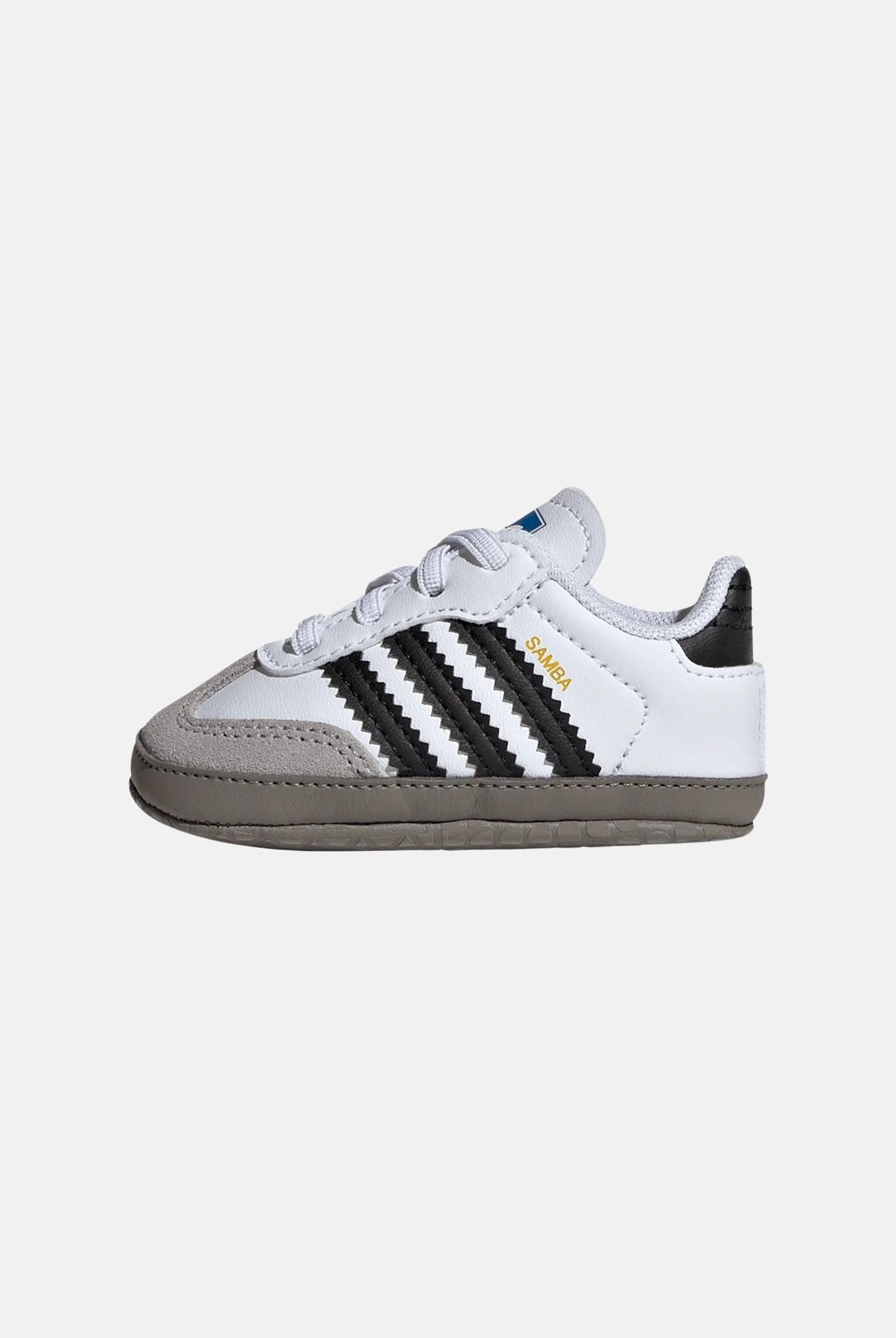 ADIDAS ORIGINALS Scarpe da culla Samba bianche e nere da neonato JI2758 . ADIDAS ORIGINALS