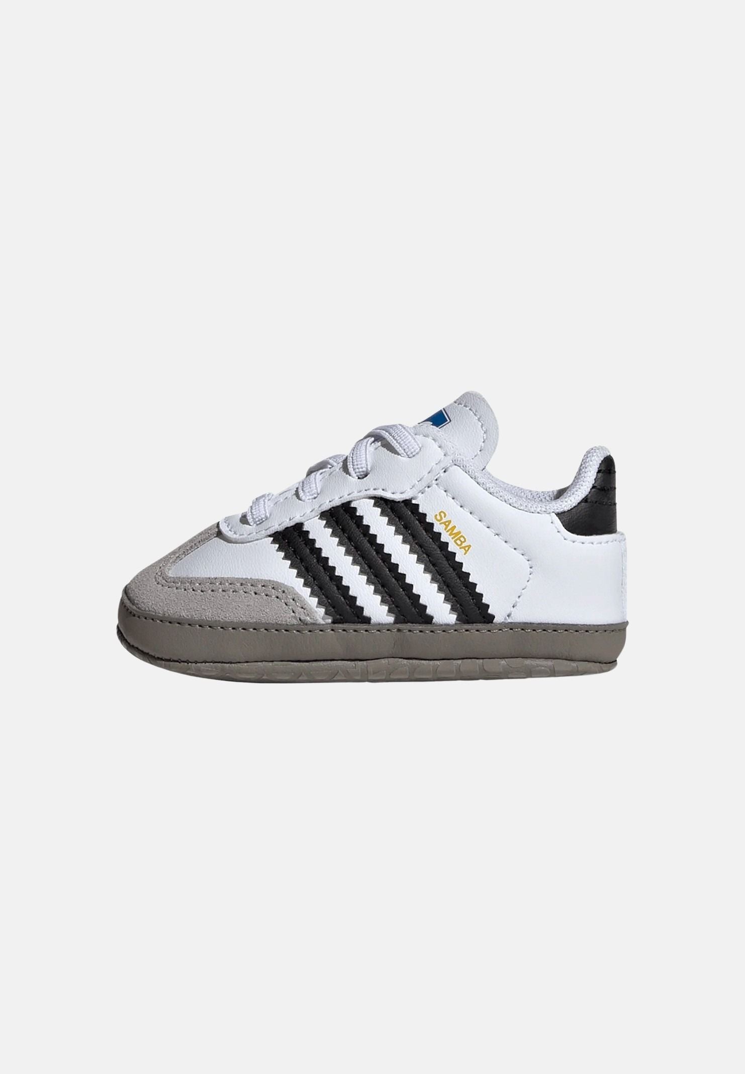 ADIDAS ORIGINALS Scarpe da culla Samba bianche e nere da neonato JI2758 . ADIDAS ORIGINALS