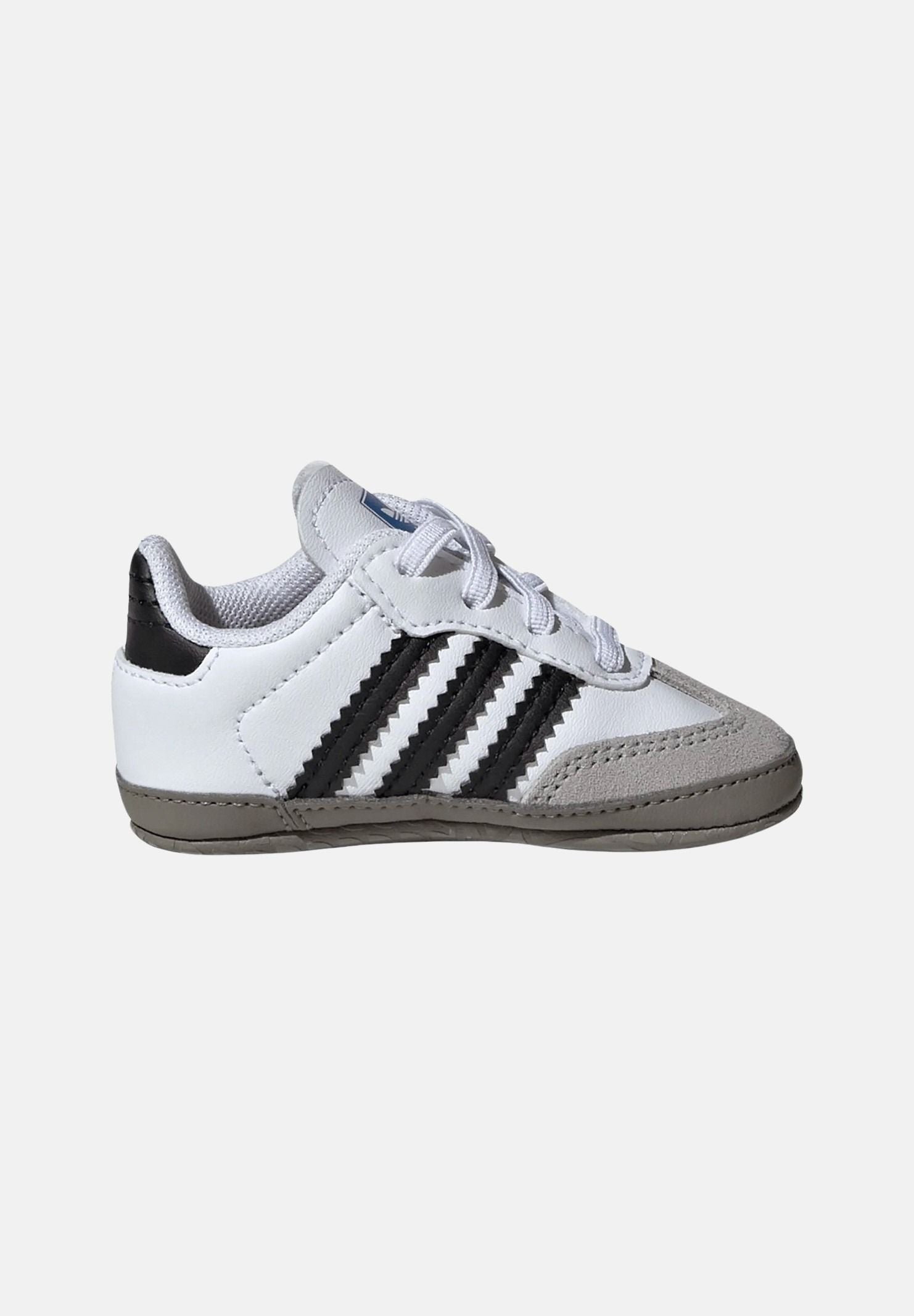 ADIDAS ORIGINALS Scarpe da culla Samba bianche e nere da neonato JI2758 . ADIDAS ORIGINALS