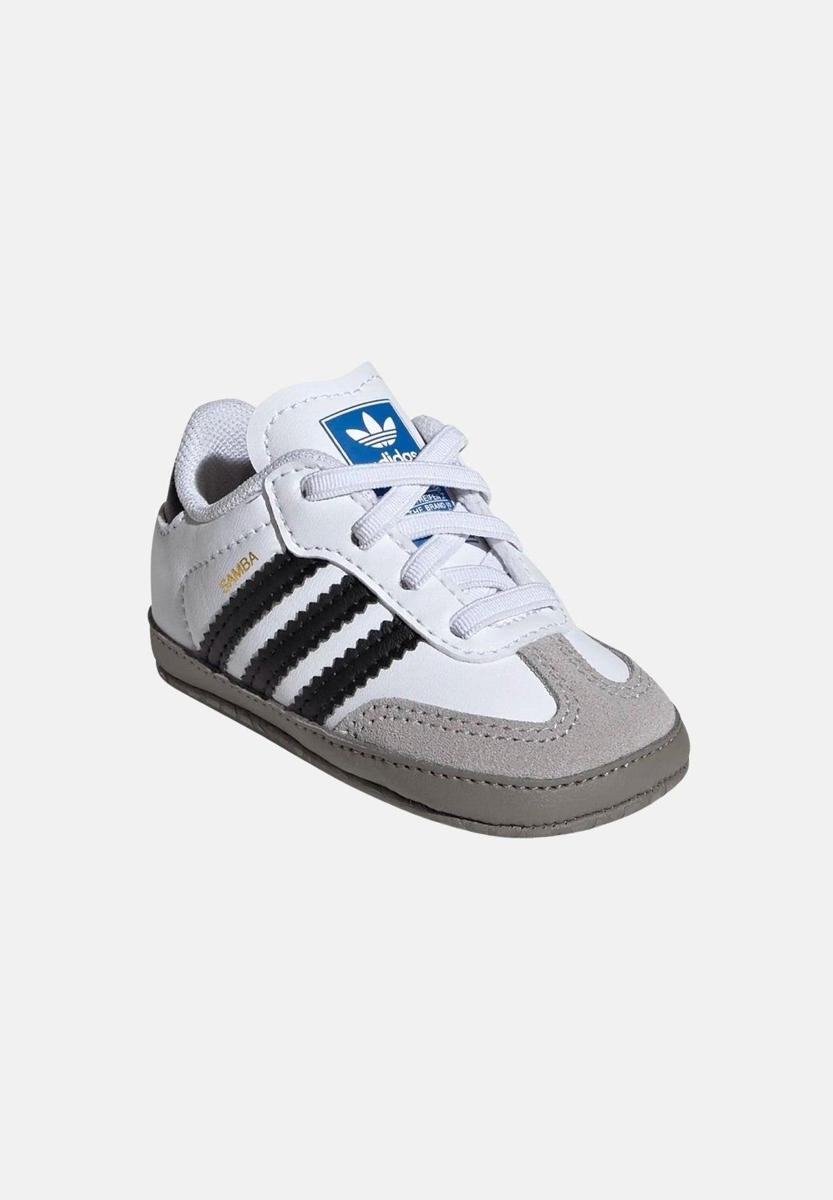 ADIDAS ORIGINALS Scarpe da culla Samba bianche e nere da neonato JI2758 . ADIDAS ORIGINALS