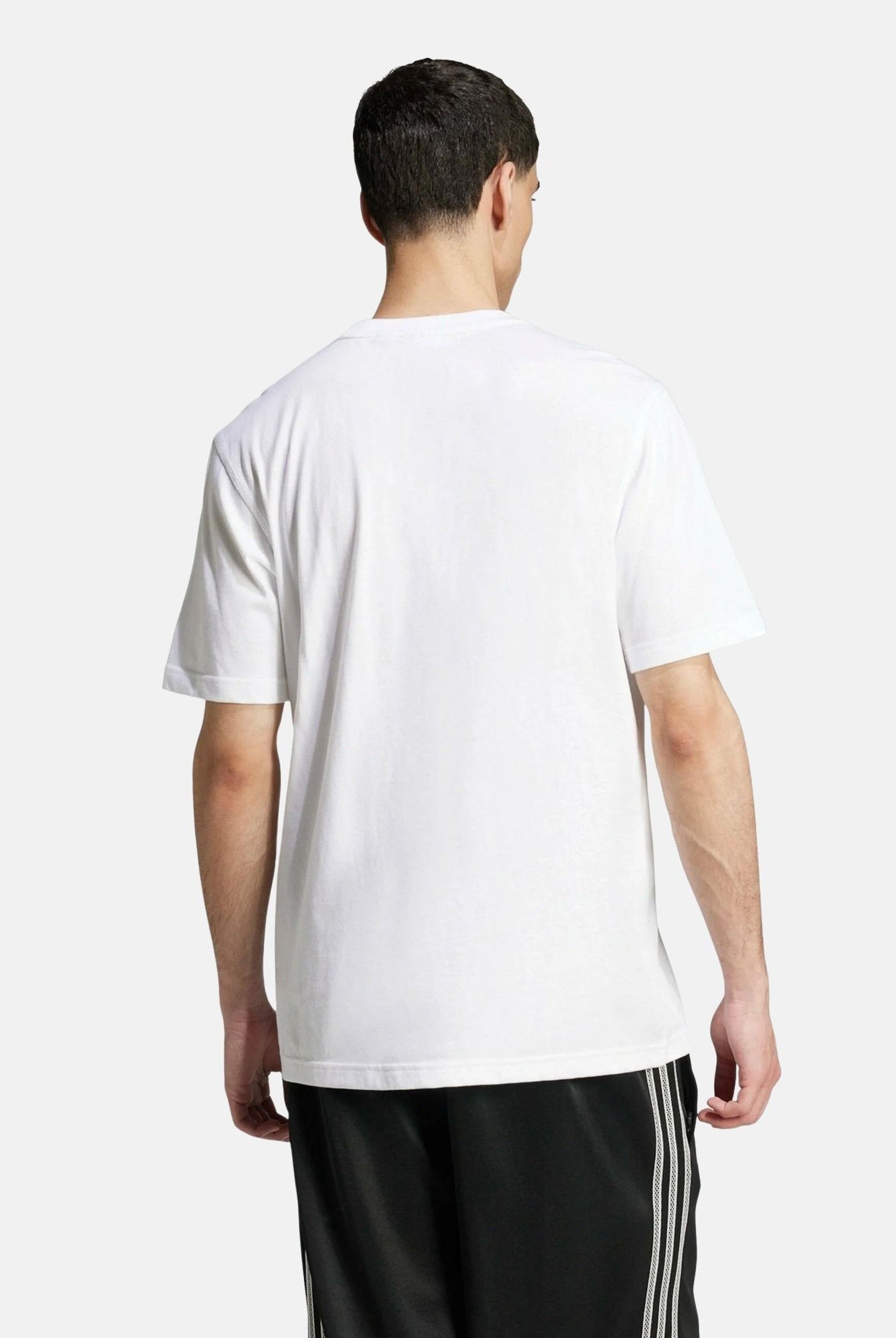 ADIDAS ORIGINALS T-shirt a manica corta Trefoil Essentials bianca da uomo JI8544 . ADIDAS ORIGINALS