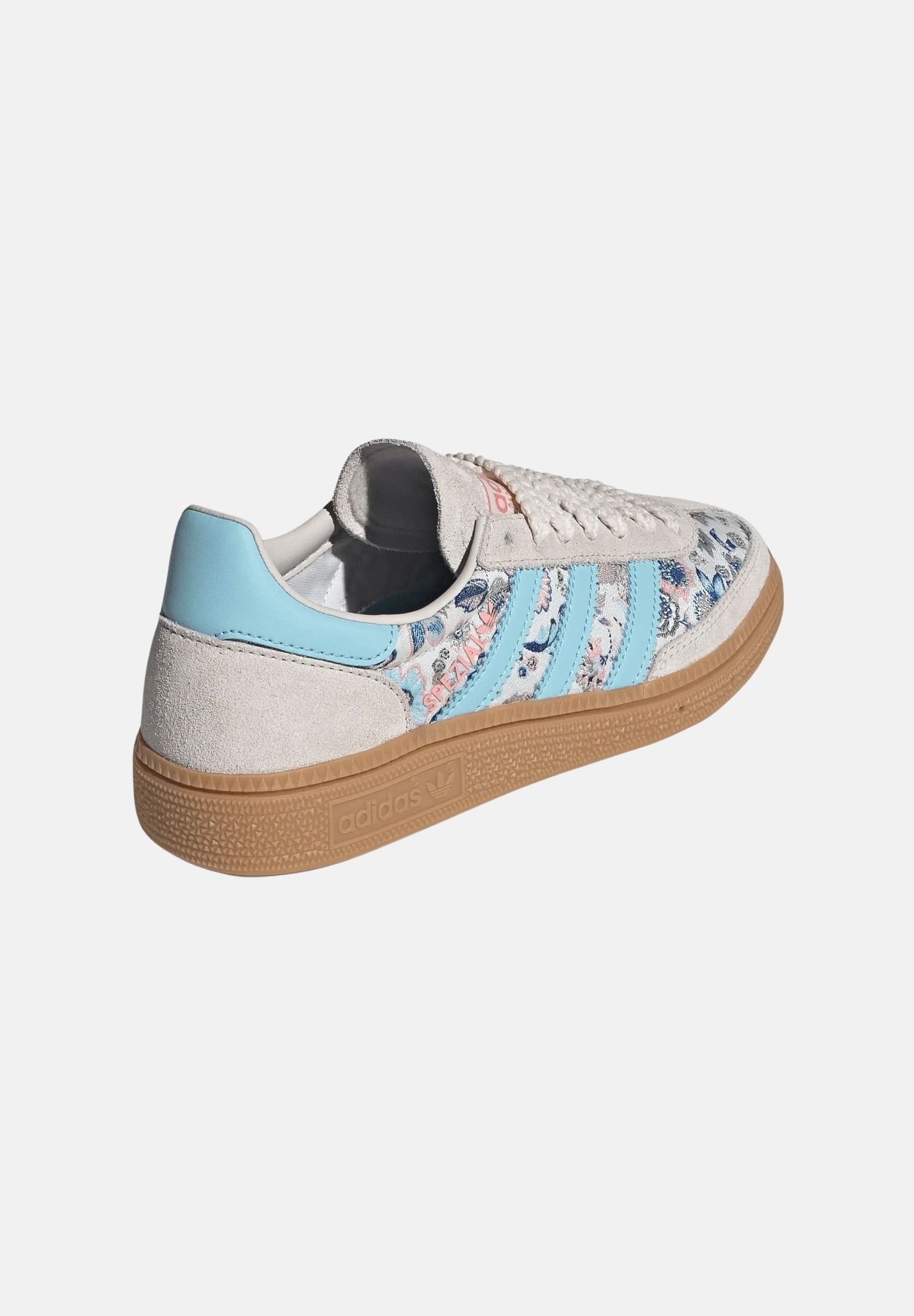 ADIDAS ORIGINALS sneakers Handball Spezial Liberty London Off White / Icey Blue / Gum grigio azzurro e bianco donna. JQ2010 . ADIDAS ORIGINALS