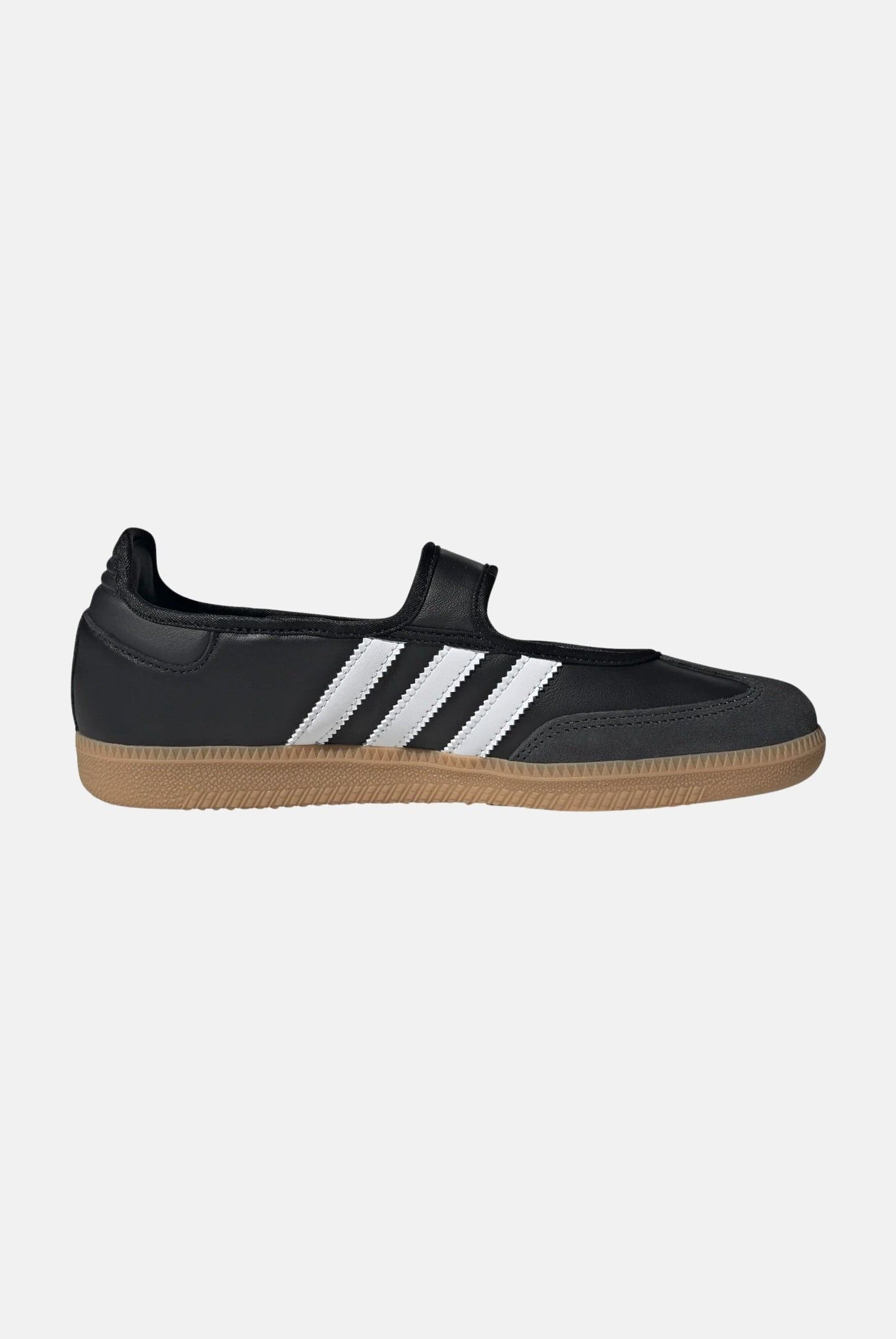 ADIDAS ORIGINALS Ballerine SAMBA JANE nere da donna con iconiche 3-Stripes a contrasto<BR/> JQ6445 . ADIDAS ORIGINALS