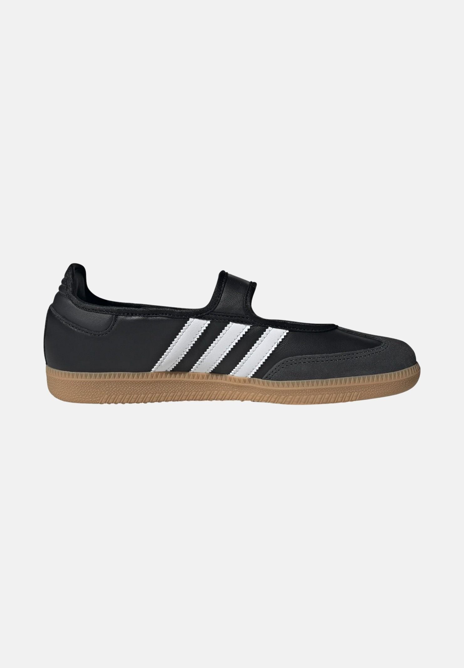ADIDAS ORIGINALS Ballerine SAMBA JANE nere da donna con iconiche 3-Stripes a contrasto<BR/> JQ6445 . ADIDAS ORIGINALS