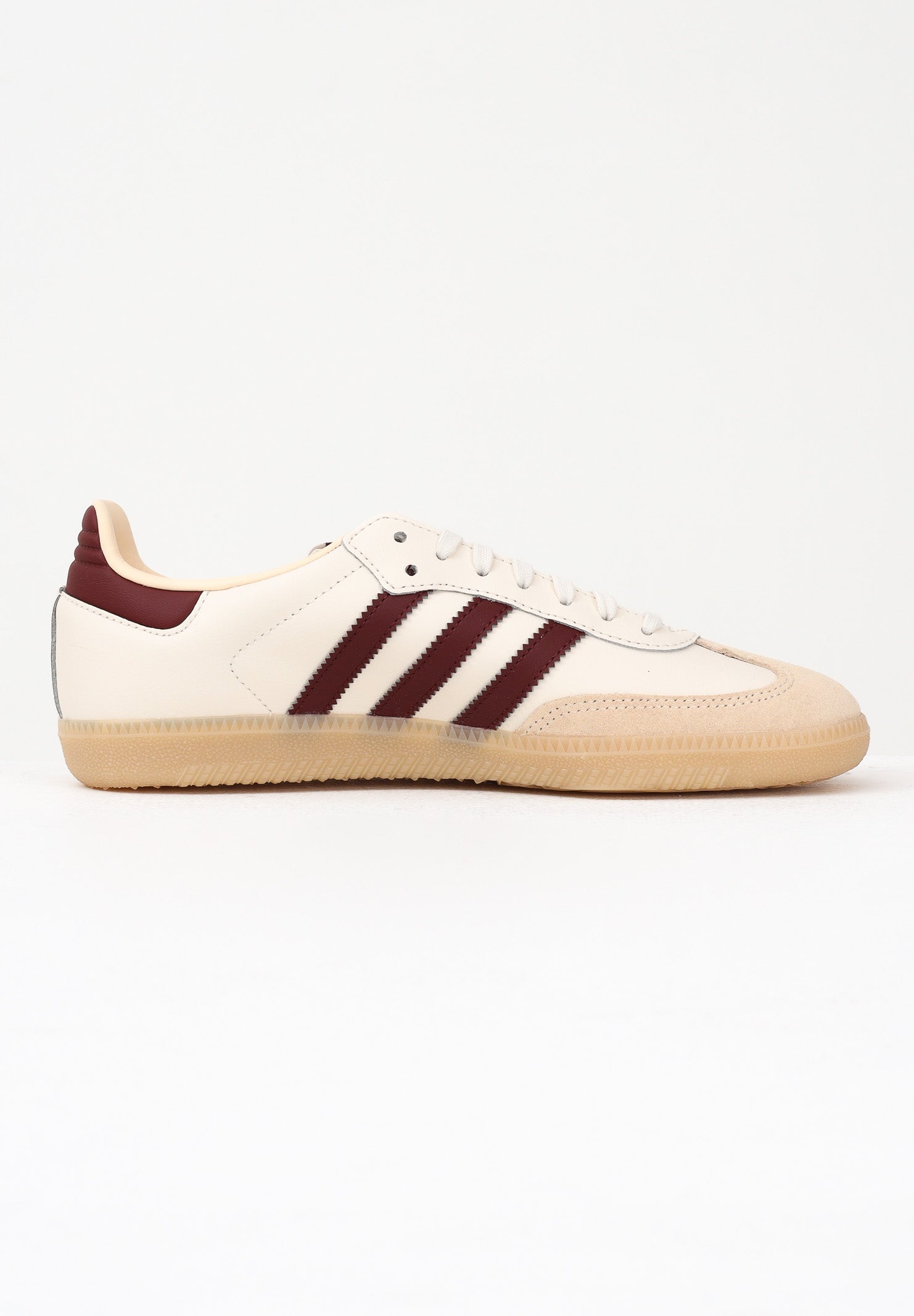 ADIDAS ORIGINALS Sneakers Samba OG burro e bordeaux per uomo e donna JQ8554 . ADIDAS ORIGINALS
