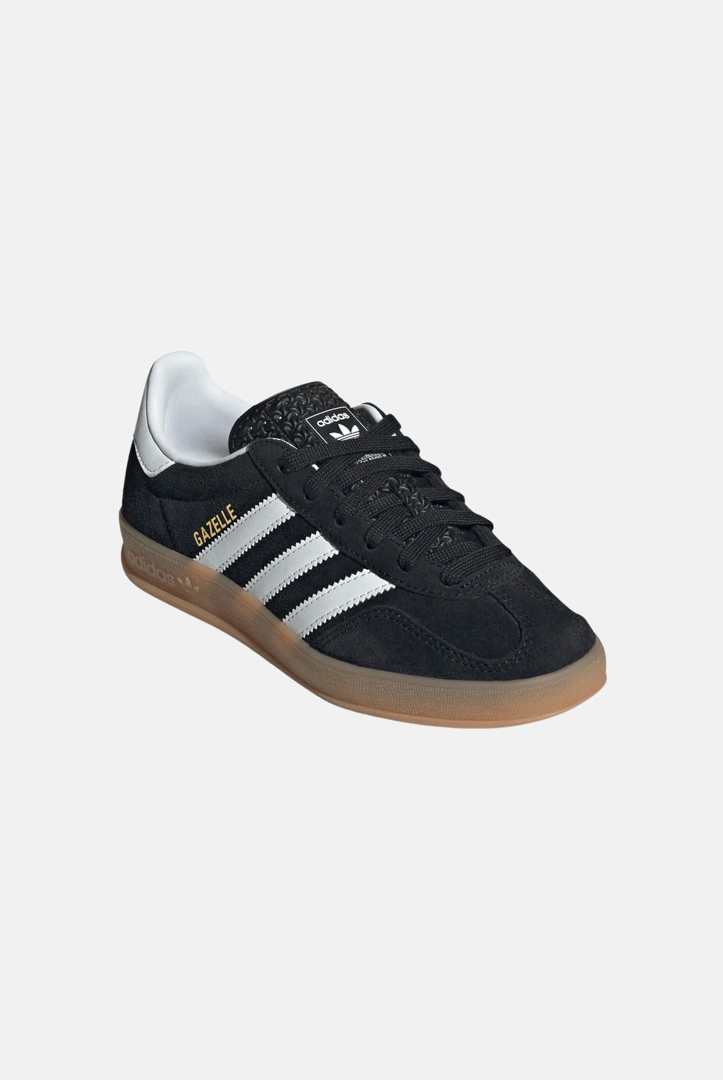 ADIDAS ORIGINALS Sneakers GAZELLE INDOOR nere da donna JQ8701 . ADIDAS ORIGINALS