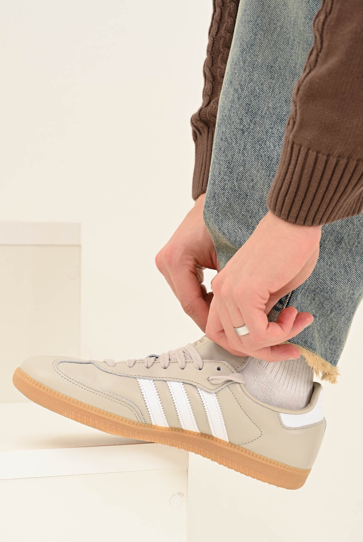 ADIDAS ORIGINALS Sneakers Samba OG beige da uomo JR0883 . ADIDAS ORIGINALS
