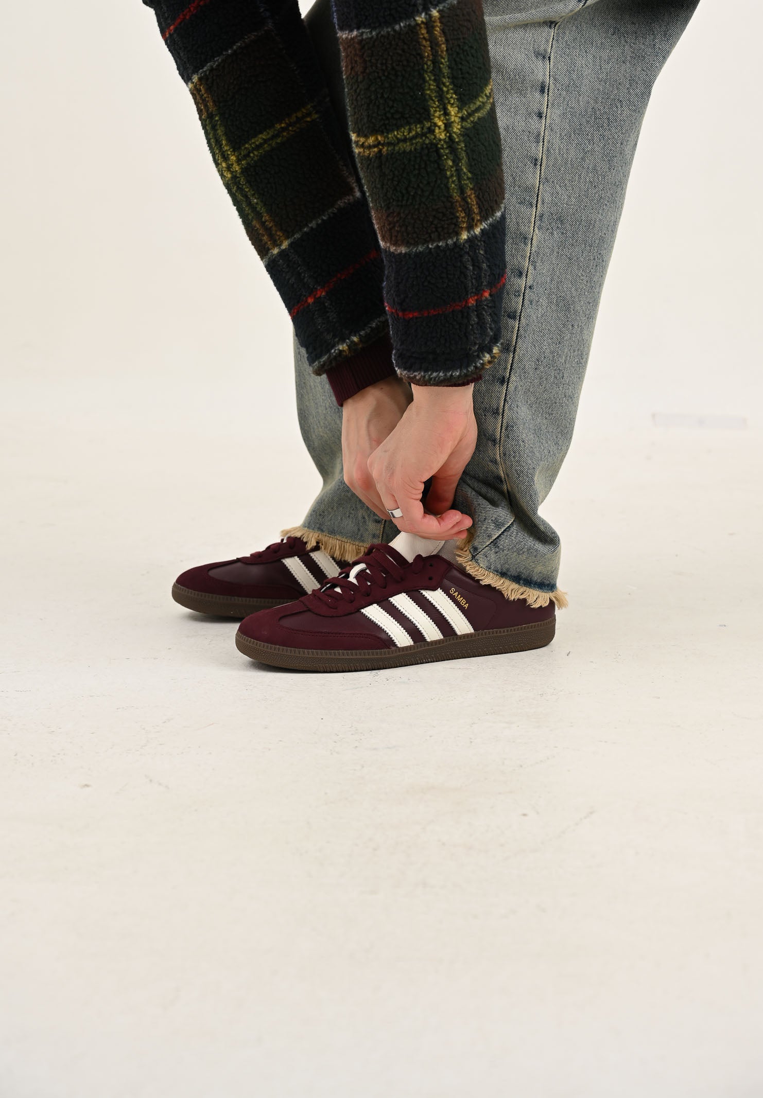 ADIDAS ORIGINALS Sneakers Samba OG bordeaux da uomo JR8844 . ADIDAS ORIGINALS