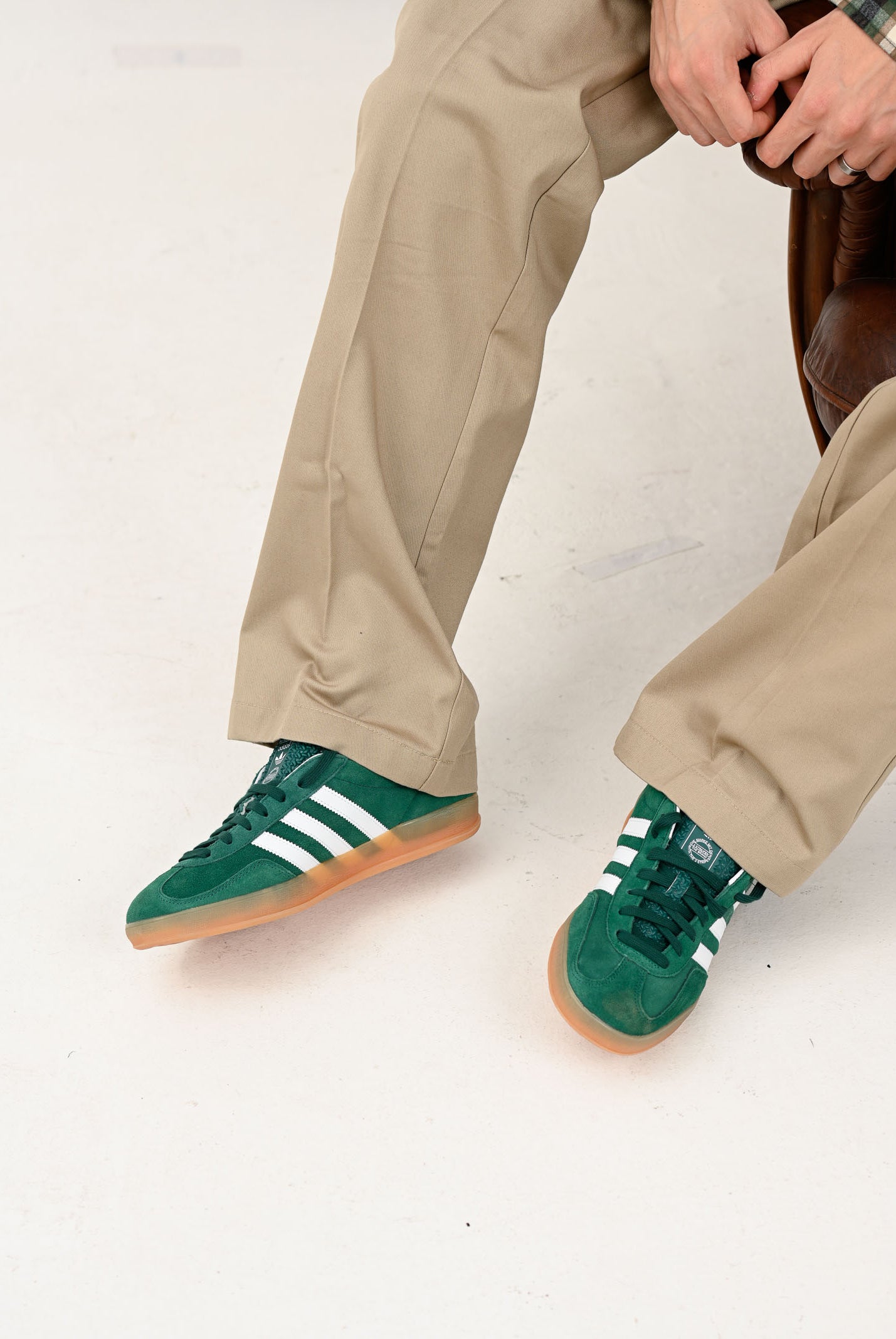 ADIDAS ORIGINALS Sneakers Gazelle Indoor verdi per uomo e donna JS3800 . ADIDAS ORIGINALS