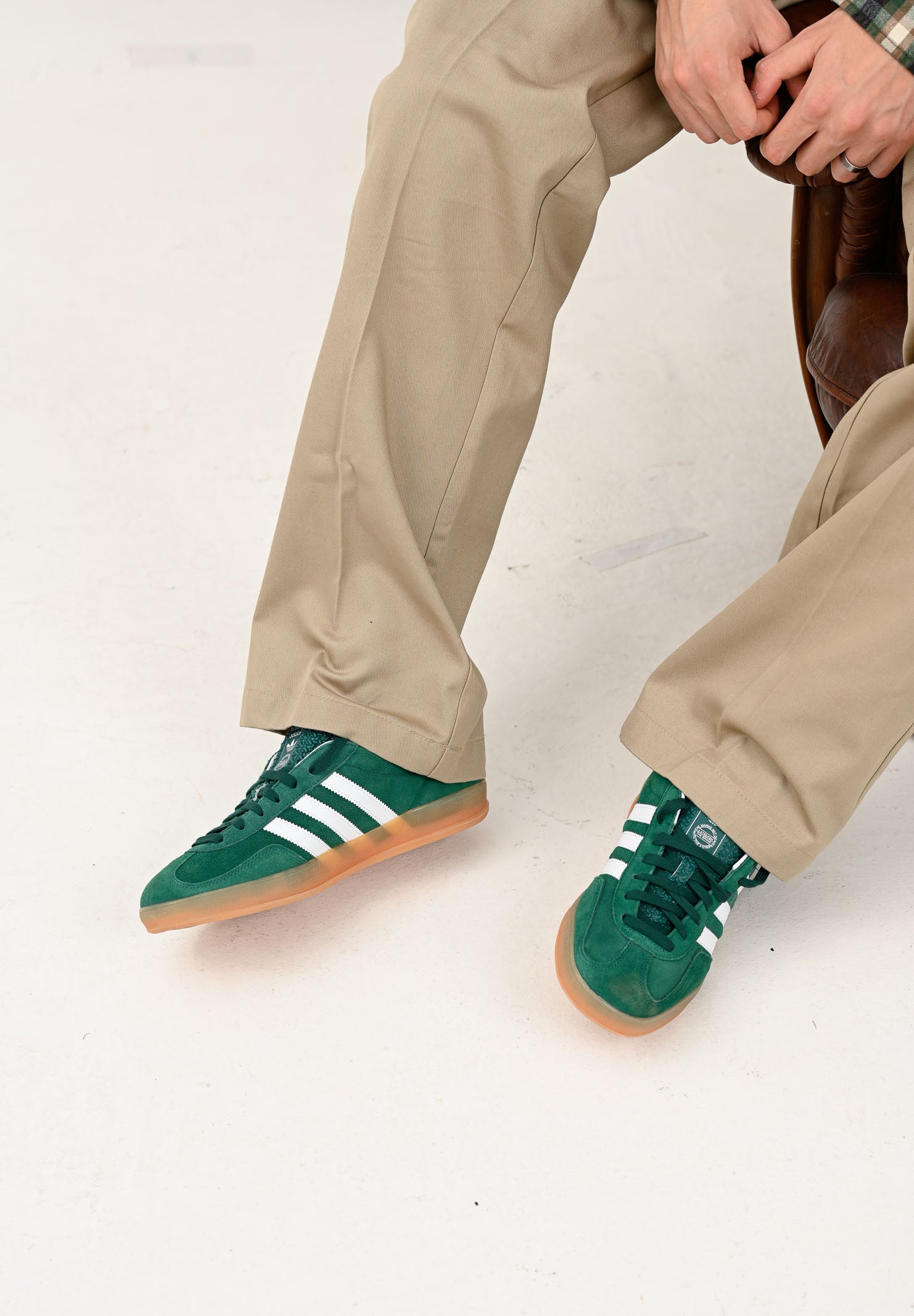 ADIDAS ORIGINALS Sneakers Gazelle Indoor verdi per uomo e donna JS3800 . ADIDAS ORIGINALS