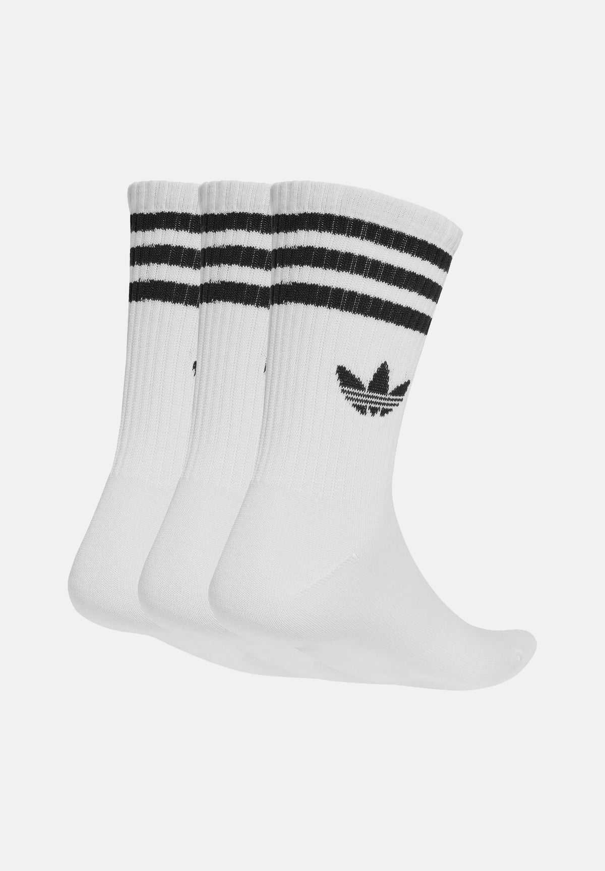 ADIDAS ORIGINALS Calzini 3 PAIRS 3-STRIPES bianchi per uomo e donna JV7401 . ADIDAS ORIGINALS