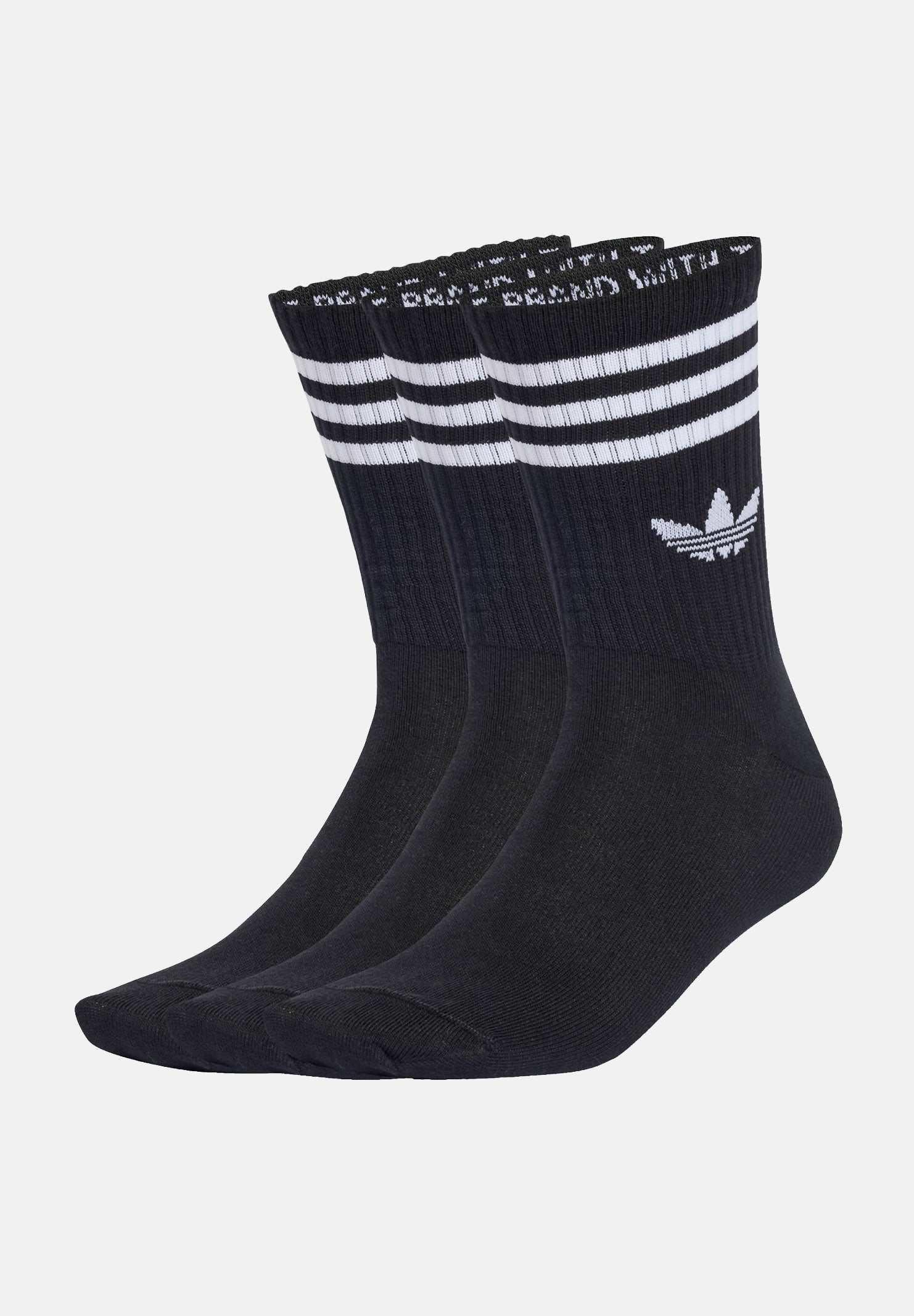 ADIDAS ORIGINALS Calzini con 3 Stripes, 3 paia, neri per uomo e donna JV7402 . ADIDAS ORIGINALS