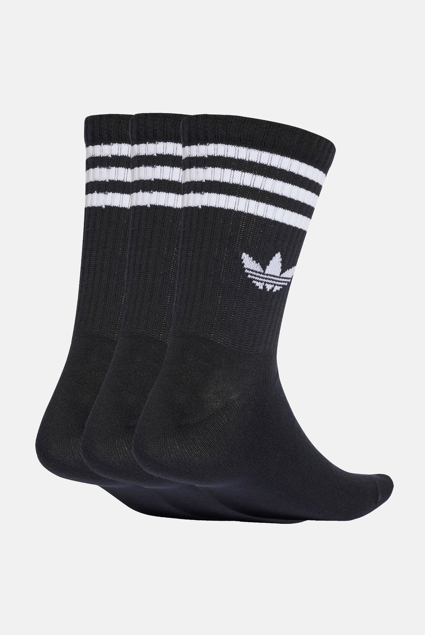 ADIDAS ORIGINALS Calzini con 3 Stripes, 3 paia, neri per uomo e donna JV7402 . ADIDAS ORIGINALS