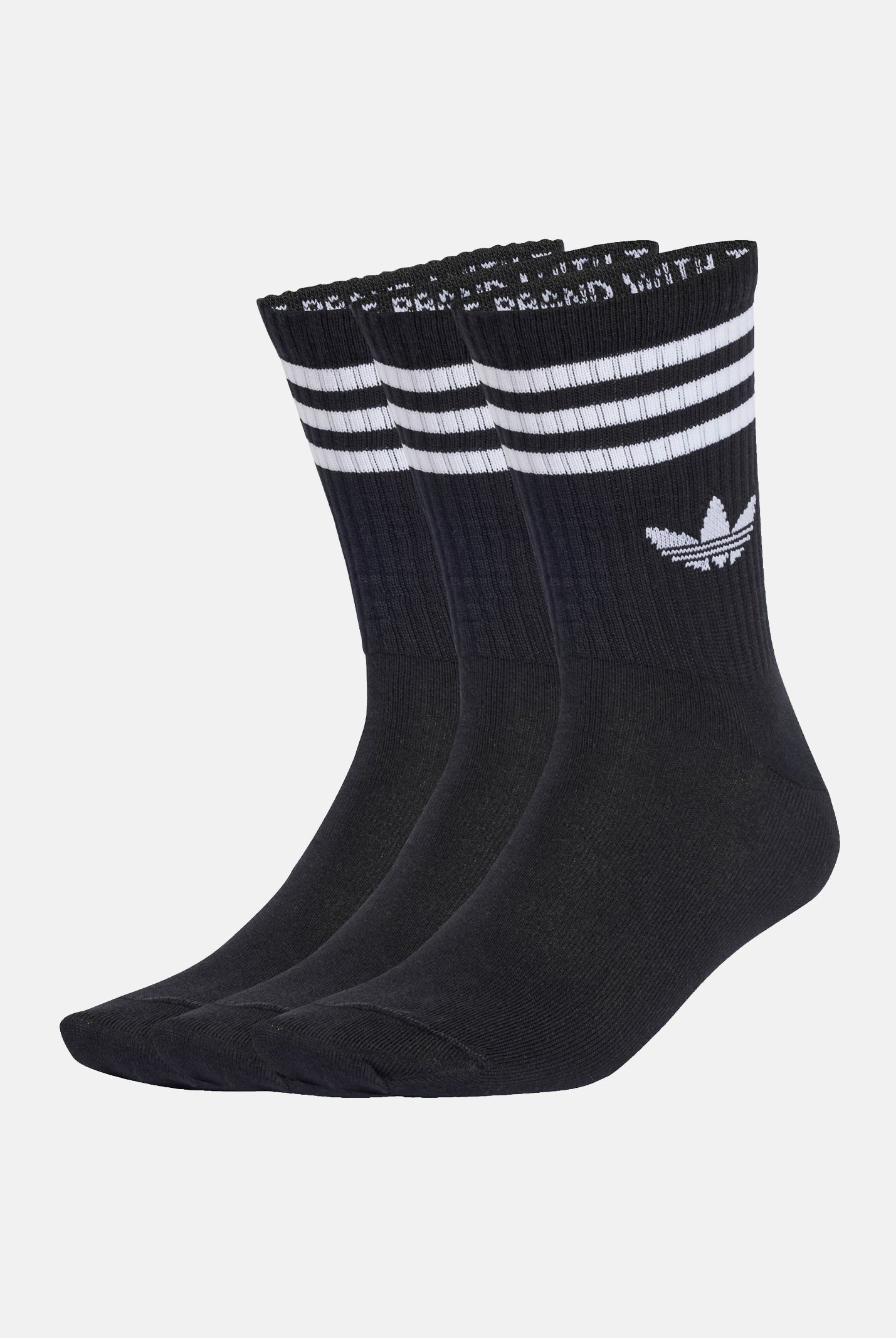 ADIDAS ORIGINALS Calzini con 3 Stripes, 3 paia, neri per uomo e donna JV7402 . ADIDAS ORIGINALS