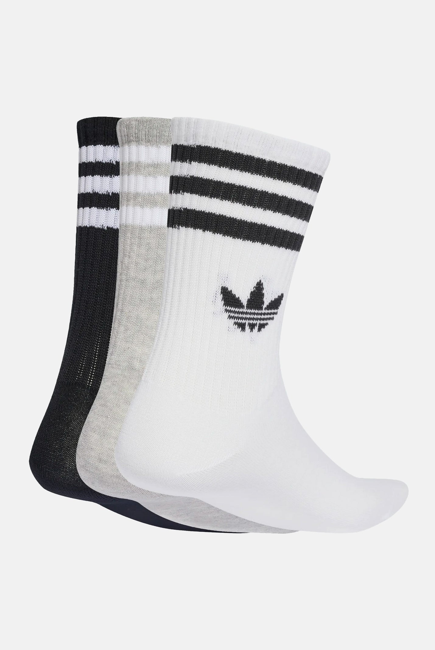 ADIDAS ORIGINALS Calze 3-STRIPES CREW SOCKS 3 PAIRS unisex bambino JV7403 . ADIDAS ORIGINALS