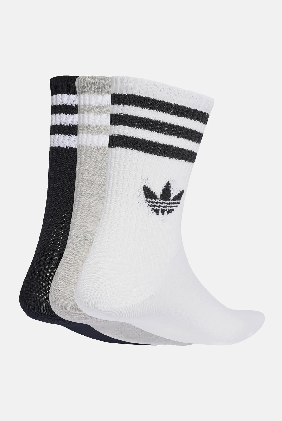 ADIDAS ORIGINALS Calzini 3-STRIPES CREW SOCKS bianchi per uomo e donna JV7403 . ADIDAS ORIGINALS
