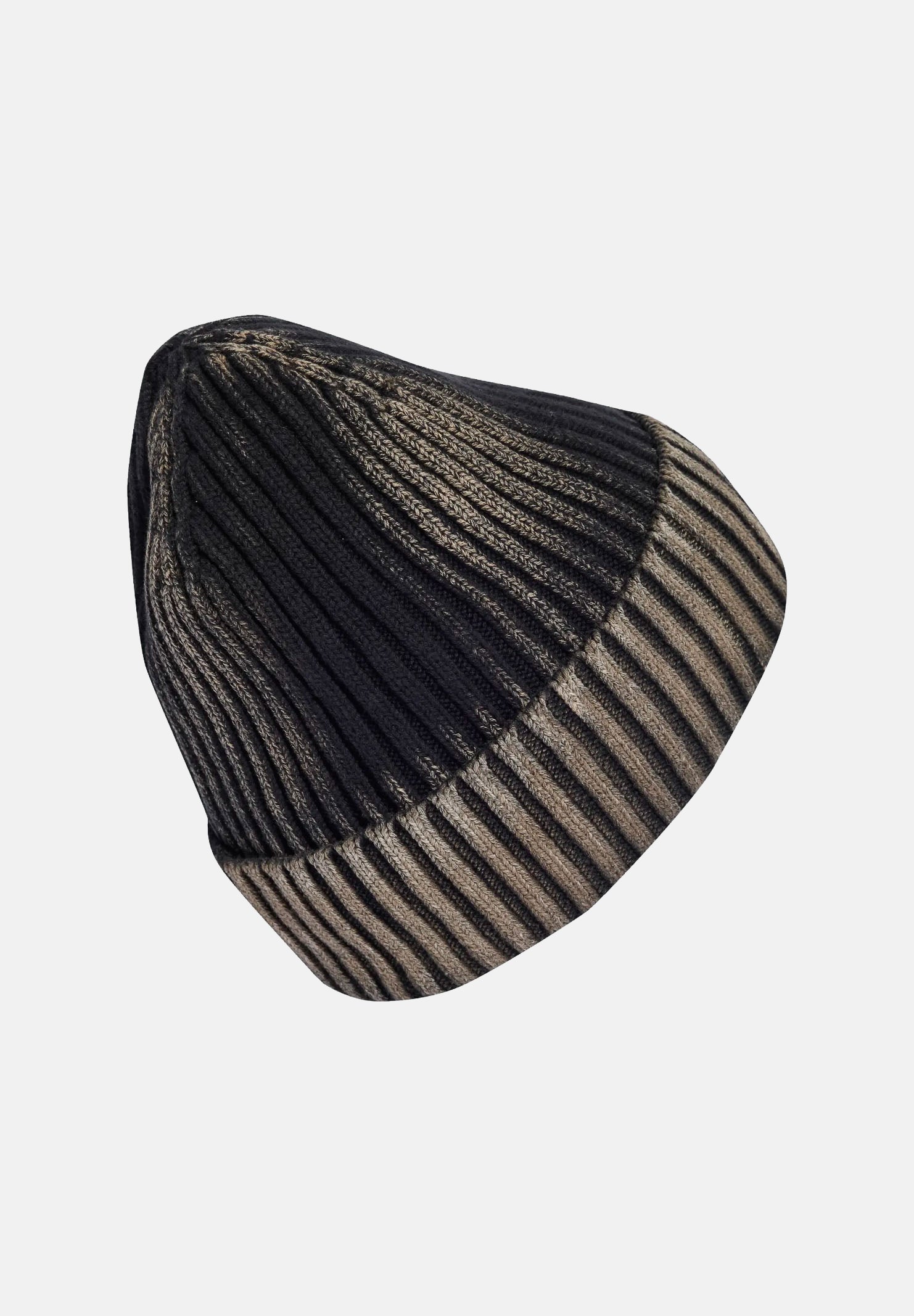 ADIDAS ORIGINALS Cappello BEANIE WASHED Black/Stone Khaki nero e beige unisex. JW0042 . ADIDAS ORIGINALS