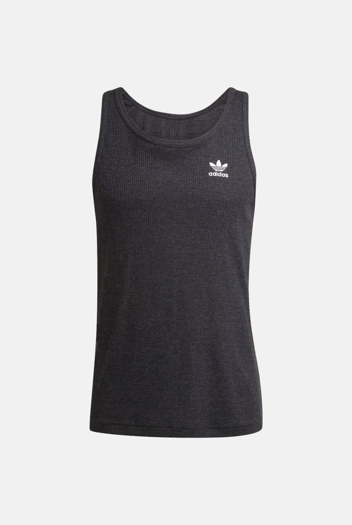 ADIDAS ORIGINALS Canotta Trefoil Essentials nera da uomo KA0648 . ADIDAS ORIGINALS