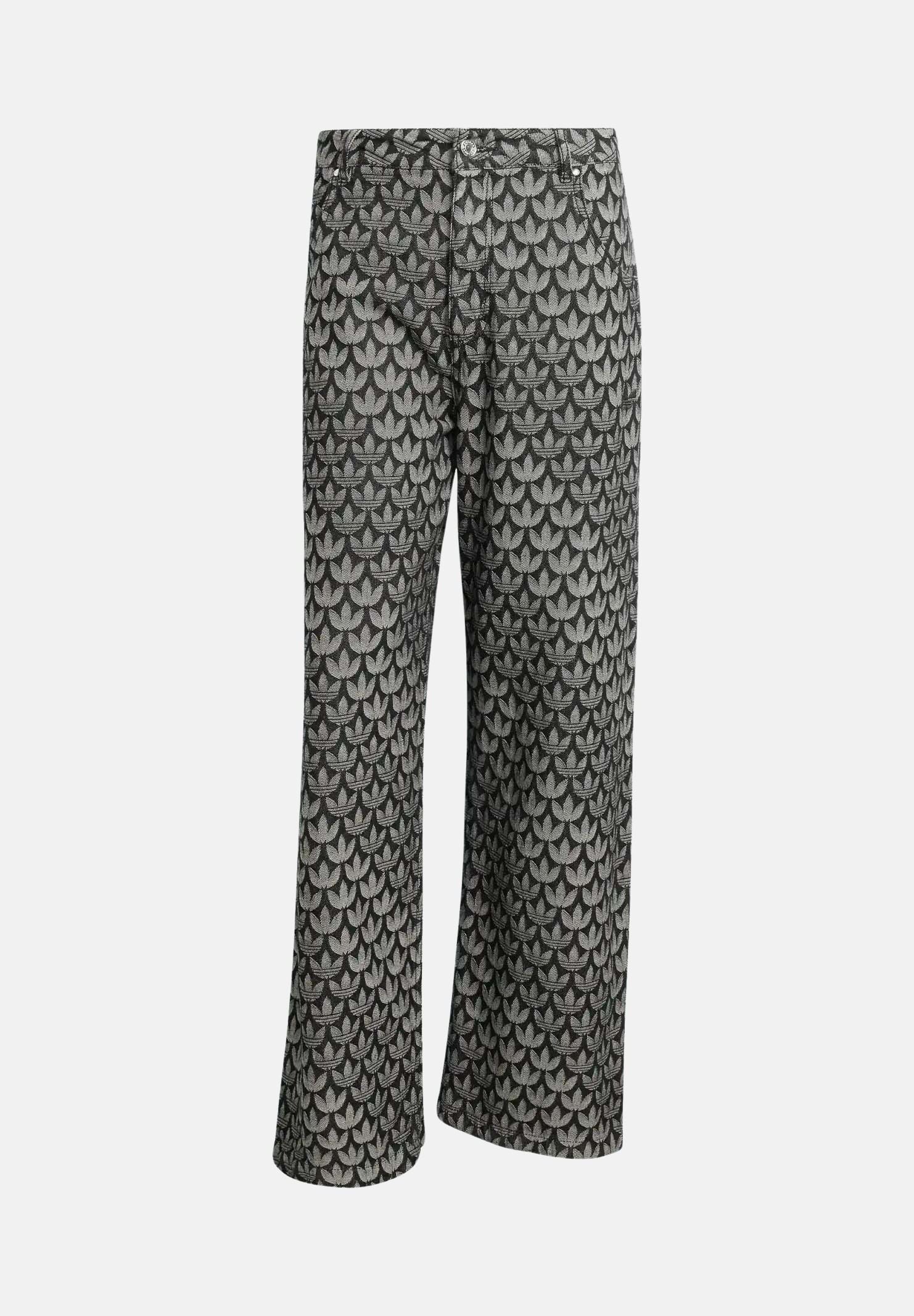 ADIDAS ORGINALS Jeans DENIM LOOSE MONOGRAM in denim nero da uomo KC6380 . ADIDAS ORIGINALS