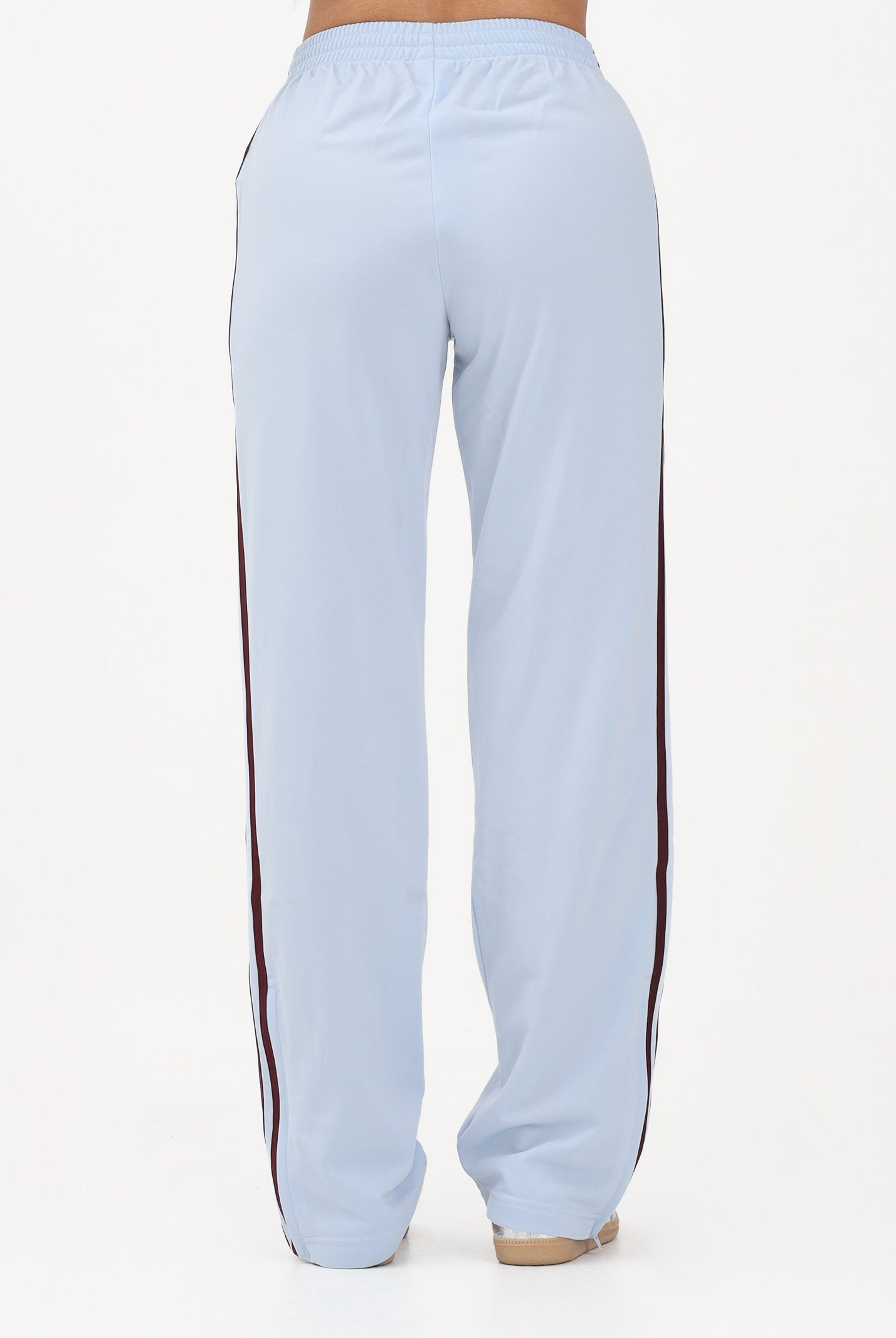 ADIDAS ORIGINALS Pantalone sportivo Firebird Classic celeste e bordeaux da donna KC6561 . ADIDAS ORIGINALS