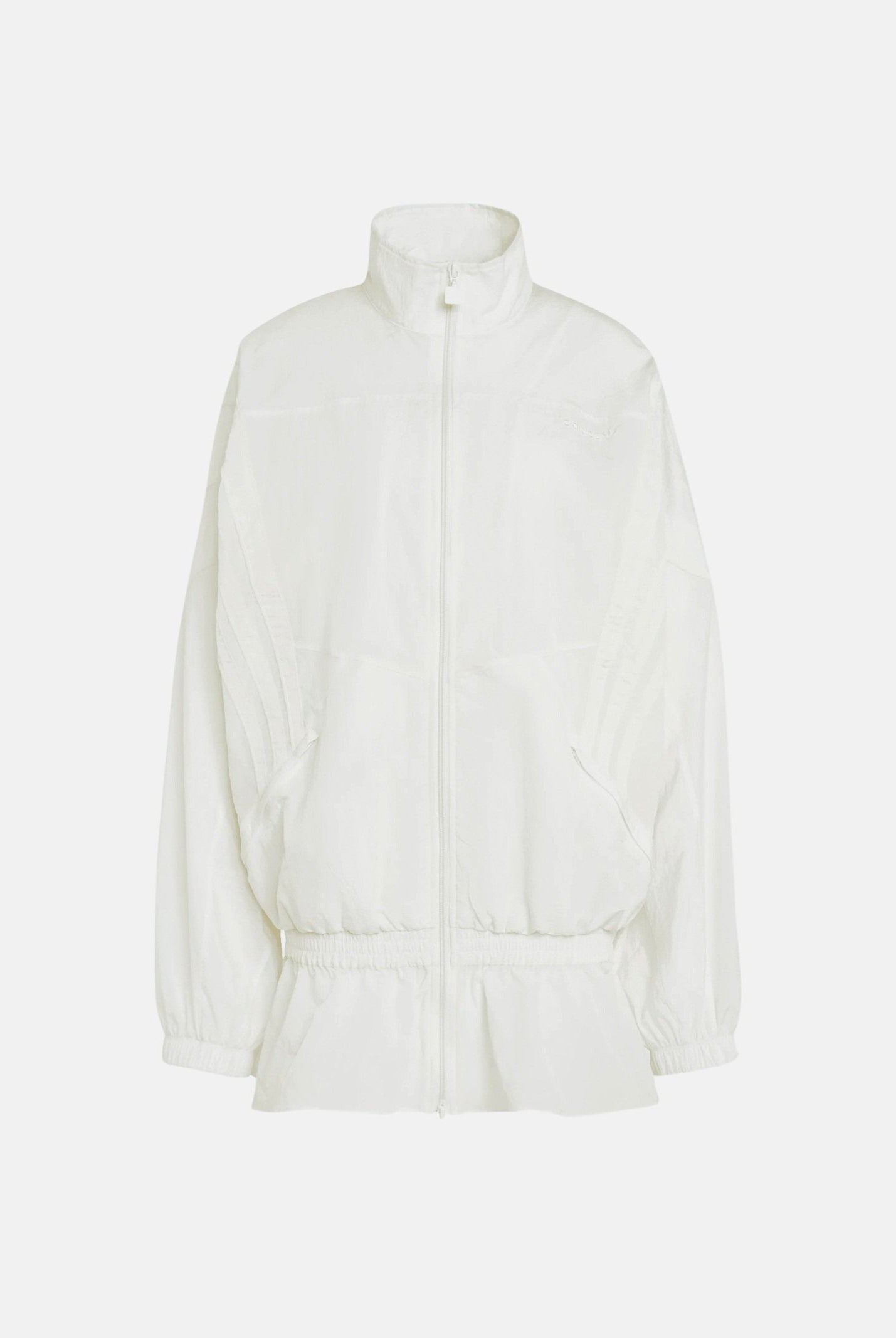 ADIDAS ORIGINALS Giubbotto SANTIAGO WOVEN biaco da donna con collo alto<BR/> KC9132 . ADIDAS ORIGINALS