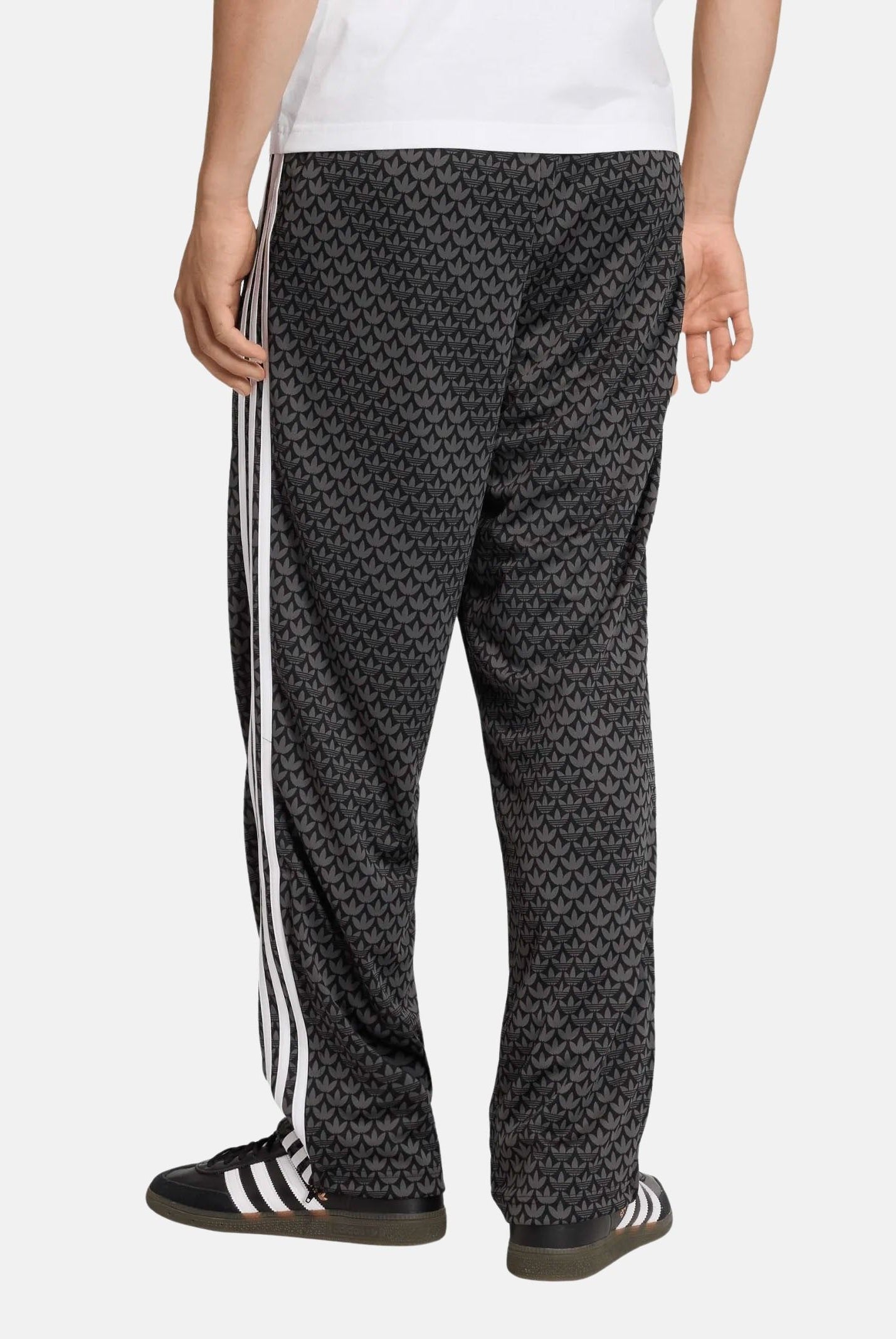 ADIDAS ORIGINALS Pantalone sportivo FIREBIRD LOOSE MONOGRAM nero da uomo KC9159 . ADIDAS ORIGINALS