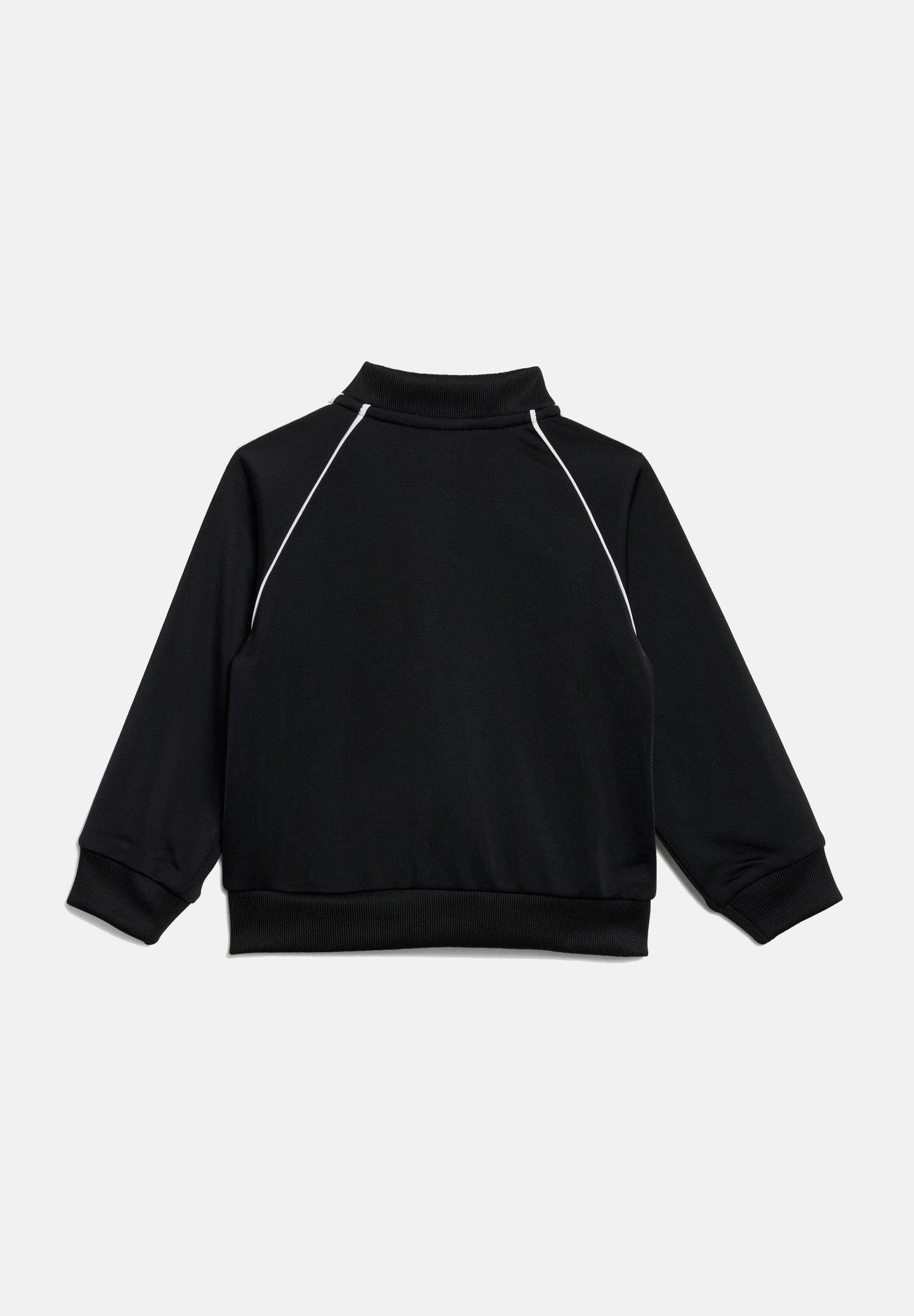 ADIDAS ORIGINALS Tuta SST nera da neonato con iconiche 3-stripes laterali KD1029 . ADIDAS ORIGINALS