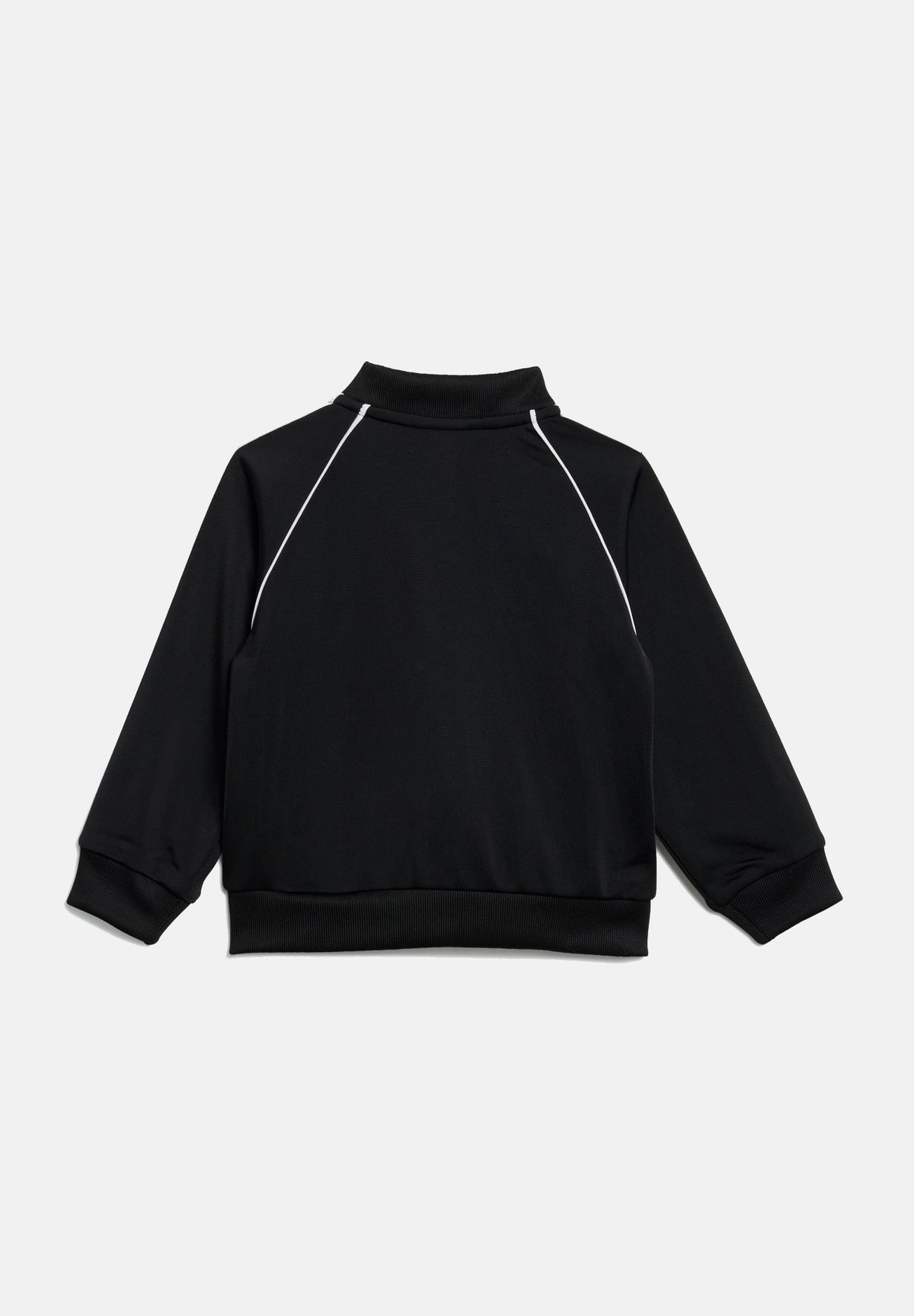 ADIDAS ORIGINALS Tuta SST nera da neonato con iconiche 3-stripes laterali KD1029 . ADIDAS ORIGINALS