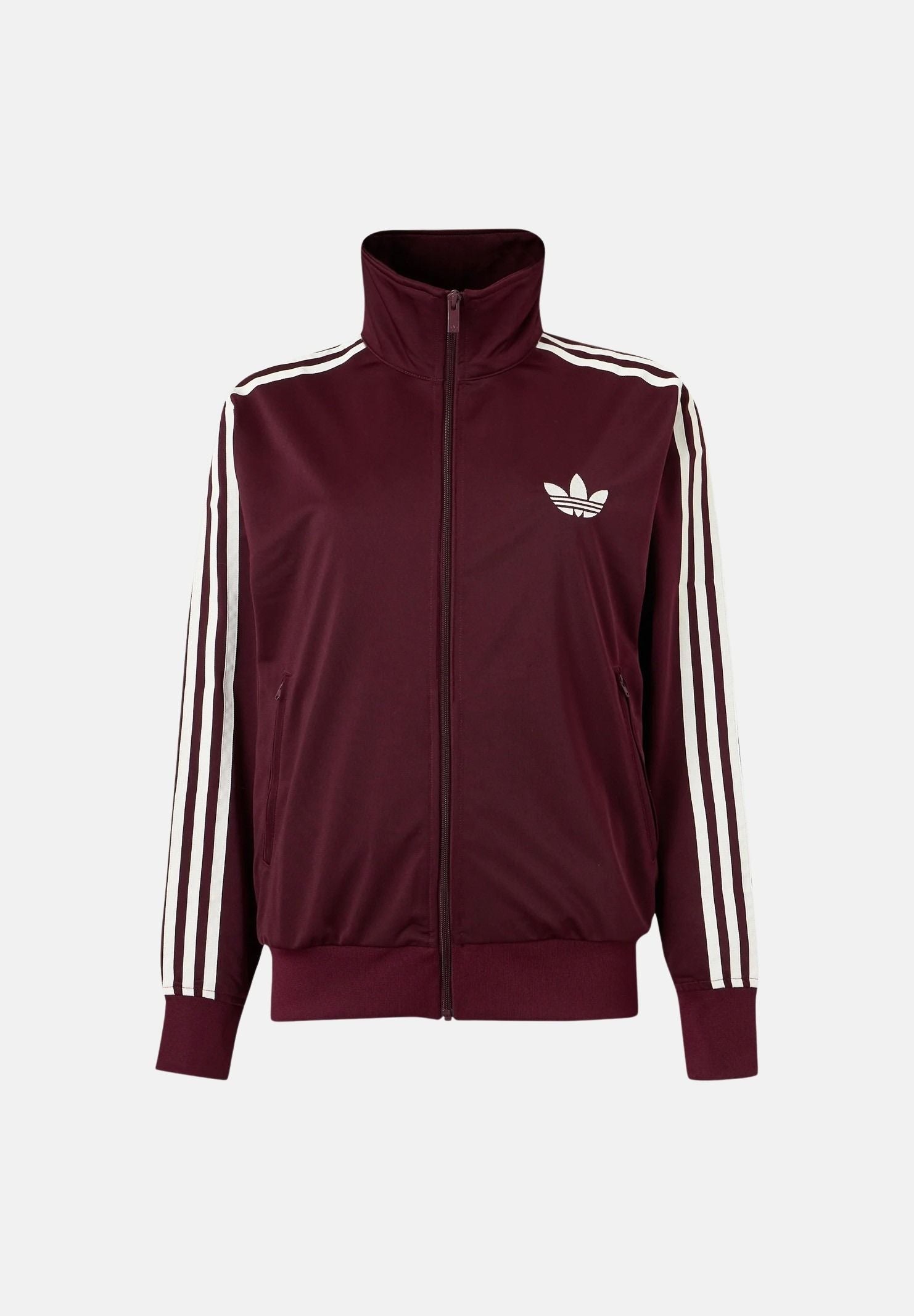 ADIDAS ORIGINALS Felpa con zip FIREBIRD bordeaux da donna KD1326 . ADIDAS ORIGINALS