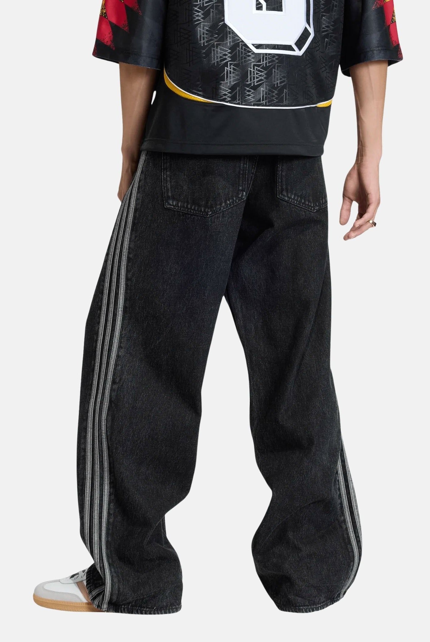 ADIDAS ORIGINALS Jeans Firebird Adicolor nero da uomo KD1497 . ADIDAS ORIGINALS
