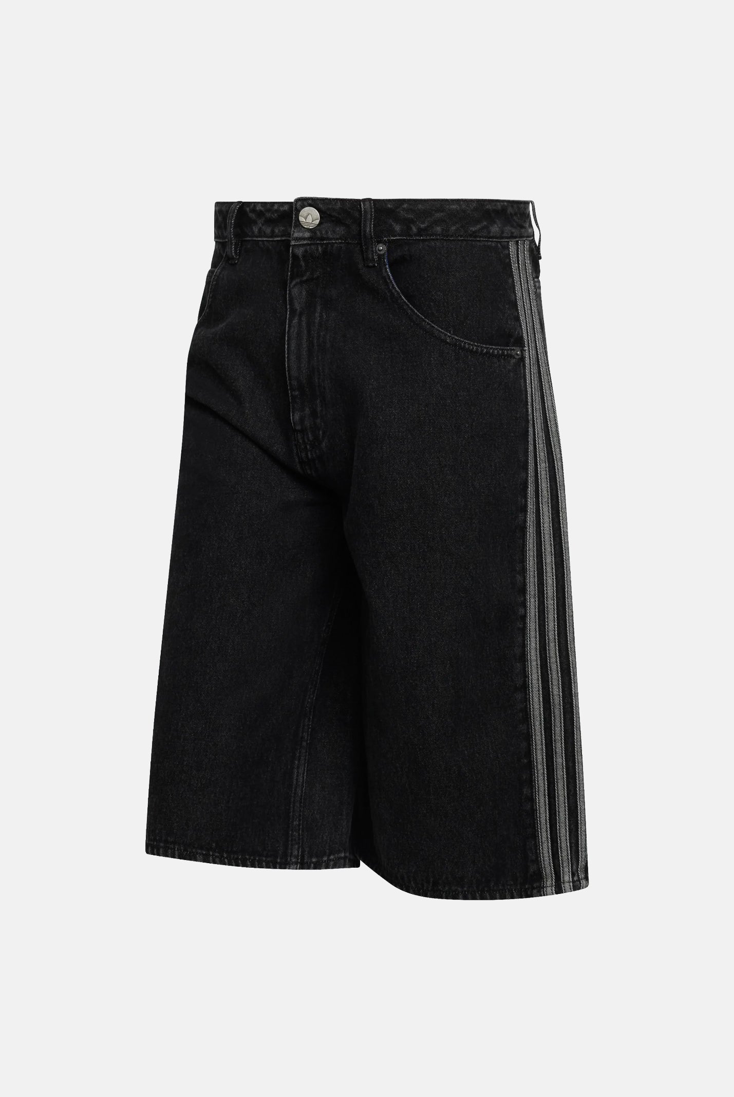 ADIDAS ORIGINALS Shorts FIREBIRD ADICOLOR in denim nero da uomo KD1498 . ADIDAS ORIGINALS