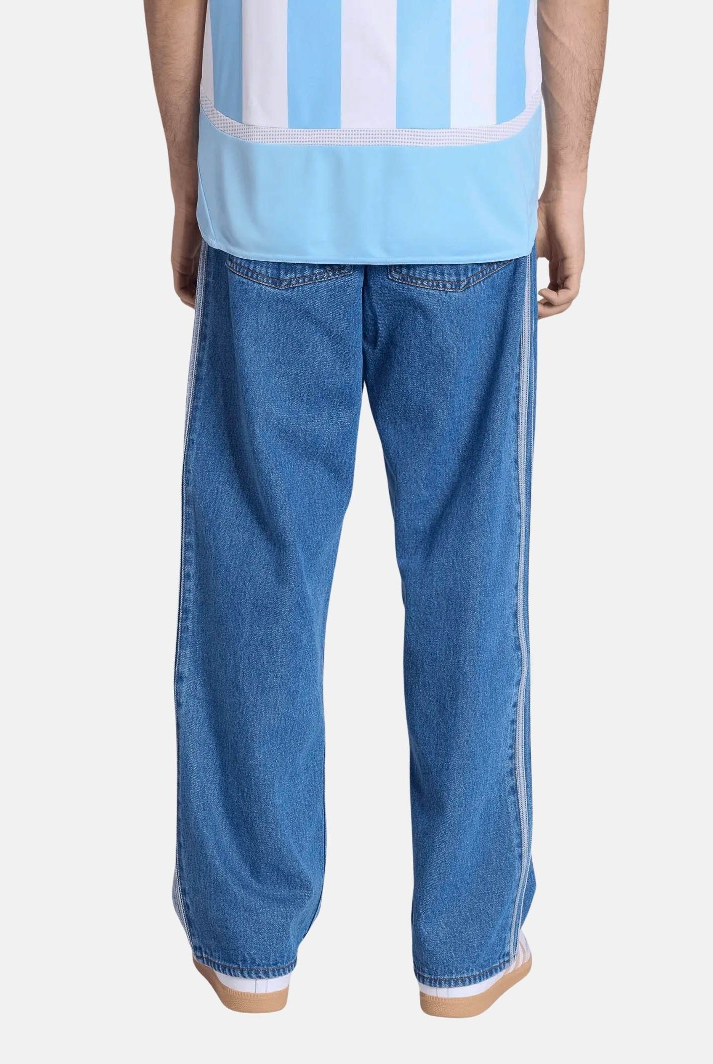 ADIDAS ORIGINALS Jeans Firebird Adicolor in denim medio da uomo KD1499 . ADIDAS ORIGINALS